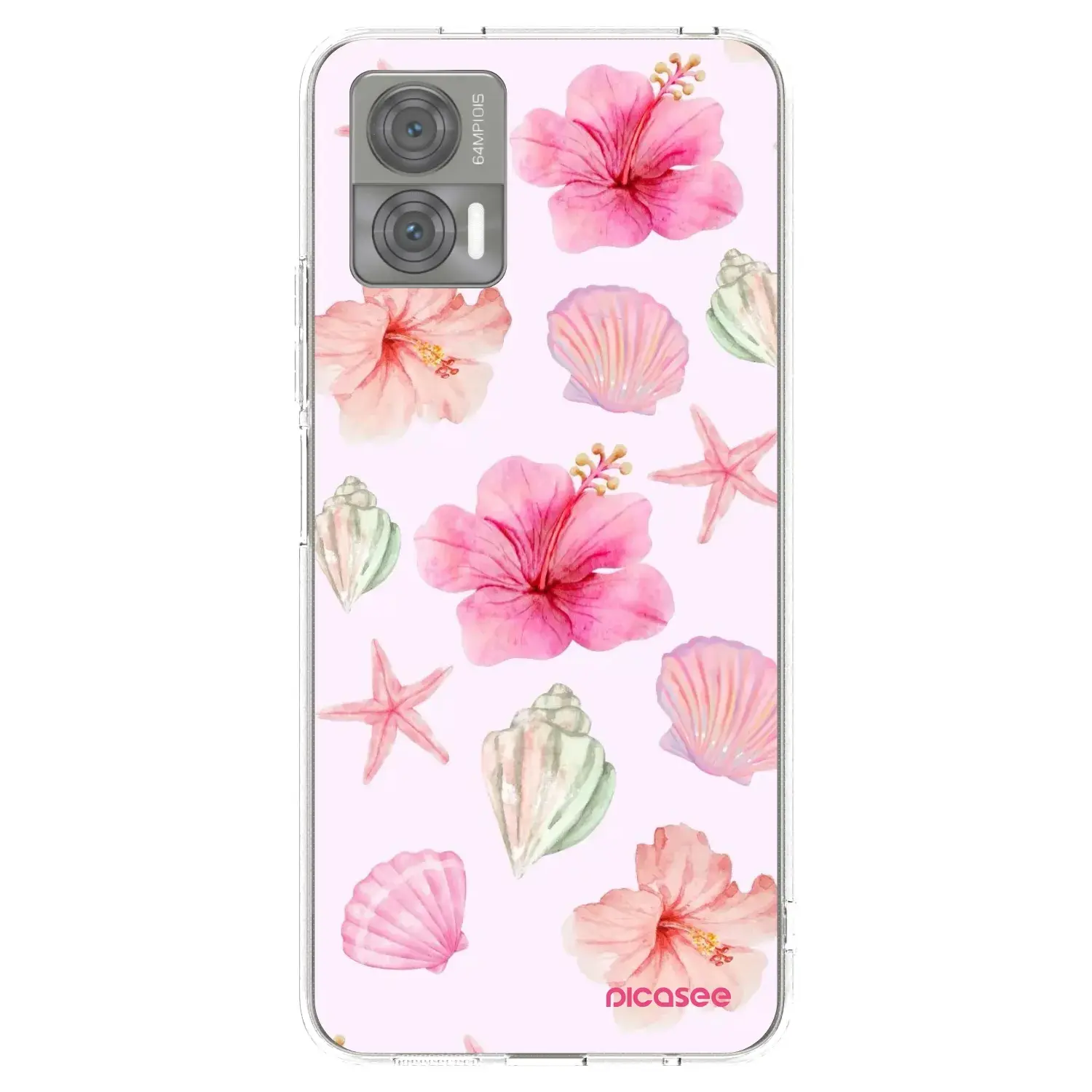 Silikonový průhledný obal pro Motorola Edge 30 Neo - Blush Lagoon