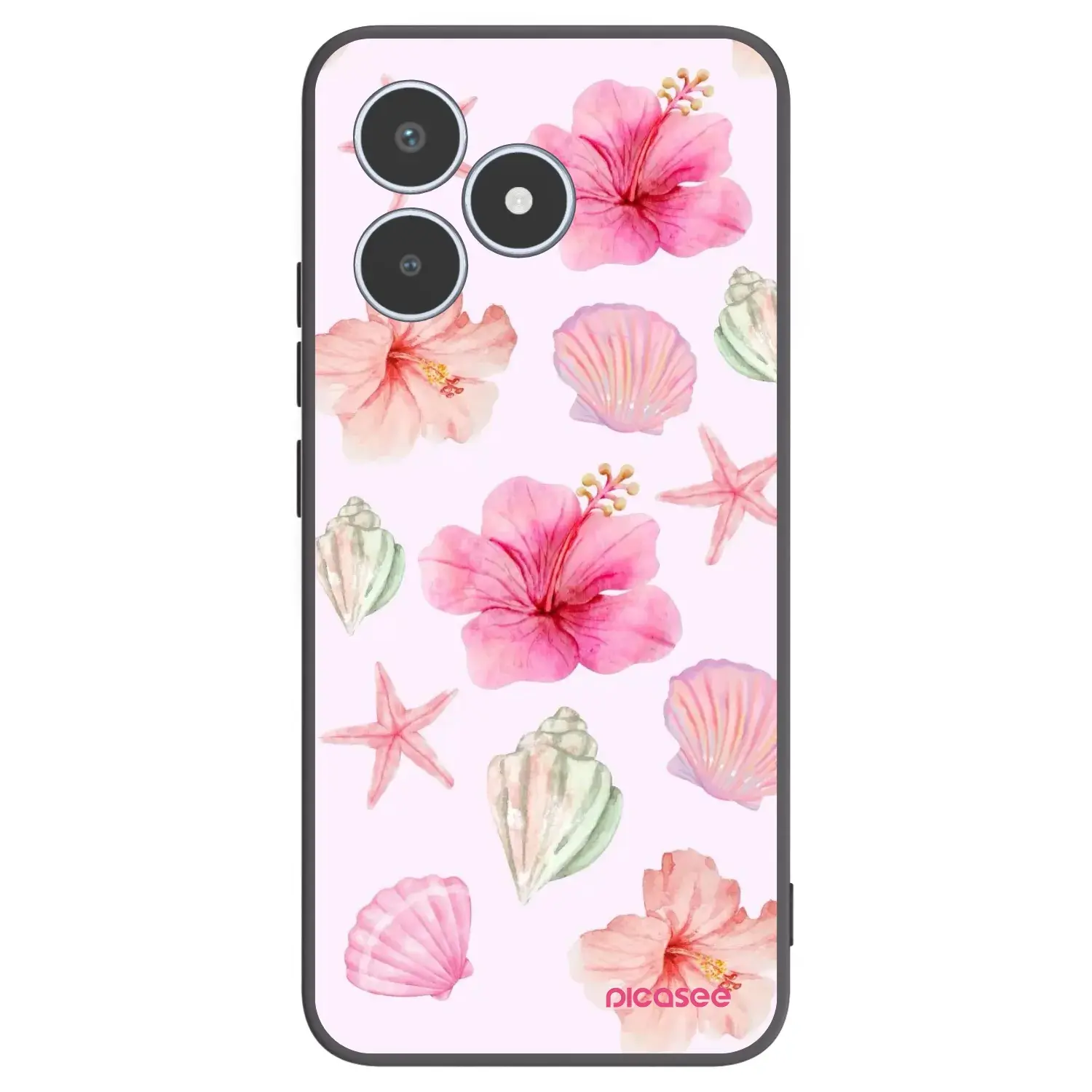 Silikonový černý obal pro Realme C53 - Blush Lagoon