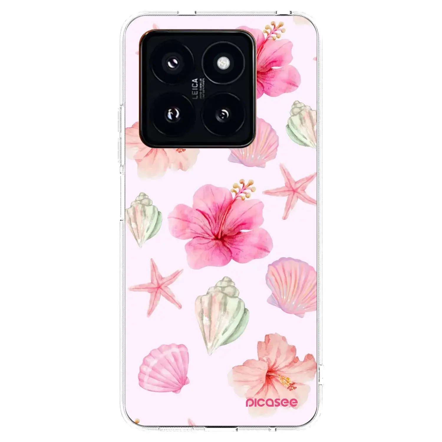 Silikonový průhledný obal pro Xiaomi 14 Pro - Blush Lagoon