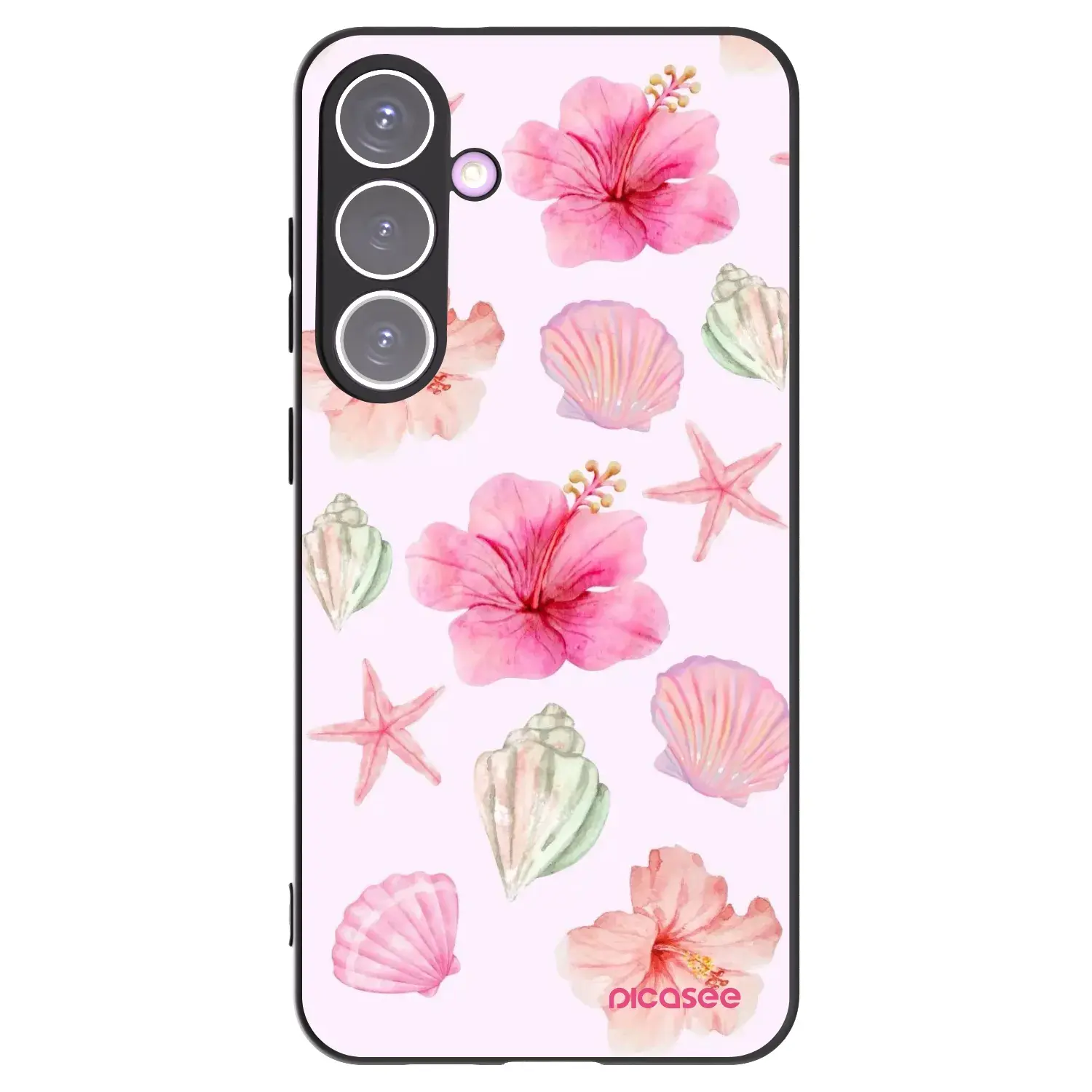 Silikonový černý obal pro Samsung Galaxy S24+ S926B 5G - Blush Lagoon