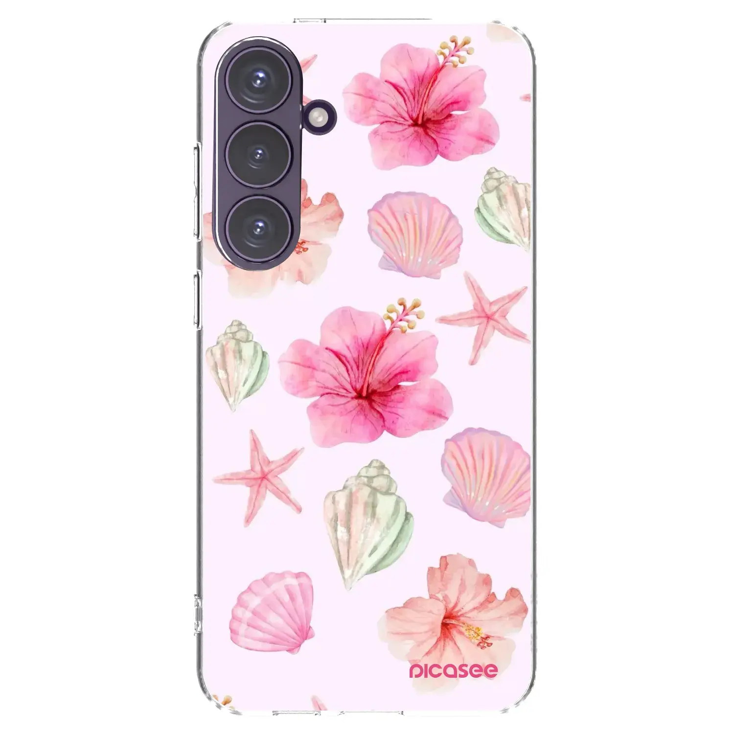 Silikonový průhledný obal pro Samsung Galaxy S24+ S926B 5G - Blush Lagoon