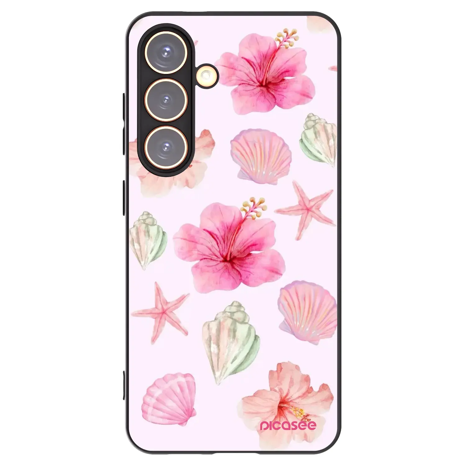 Silikonový černý obal pro Samsung Galaxy S24 S921B 5G - Blush Lagoon
