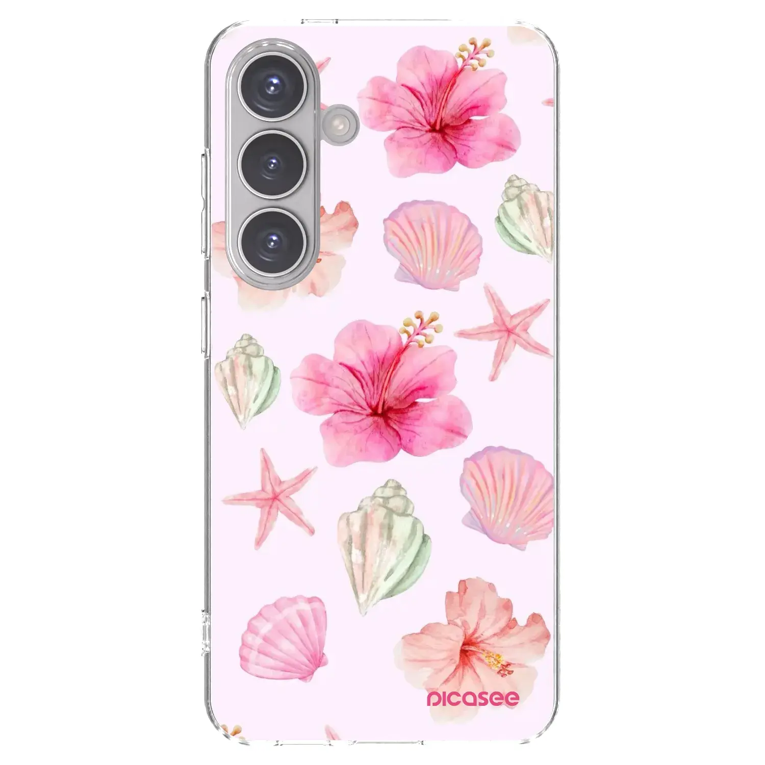 Silikonový průhledný obal pro Samsung Galaxy S24 S921B 5G - Blush Lagoon