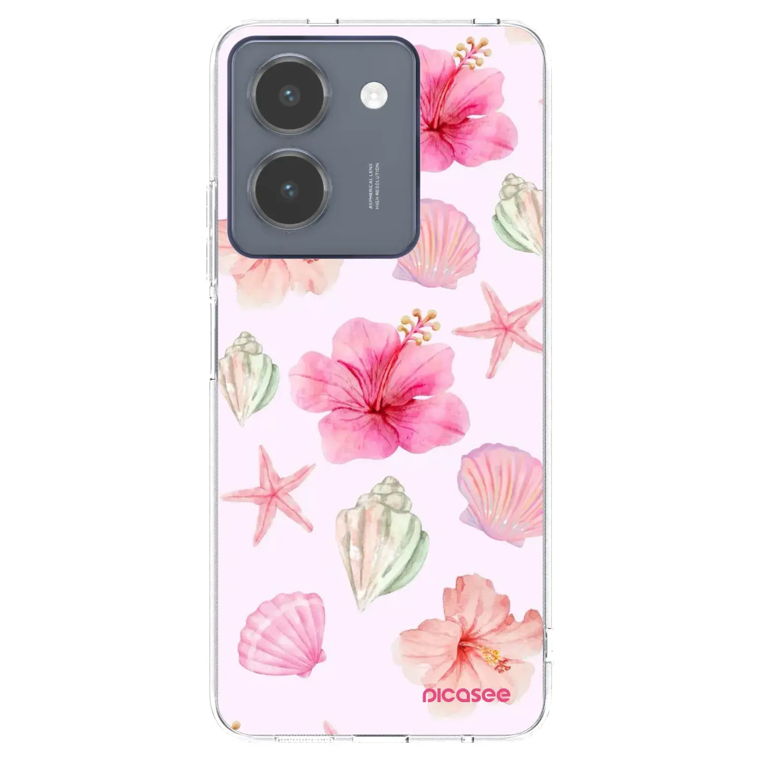 Silikonový průhledný obal pro Vivo Y36 4G - Blush Lagoon