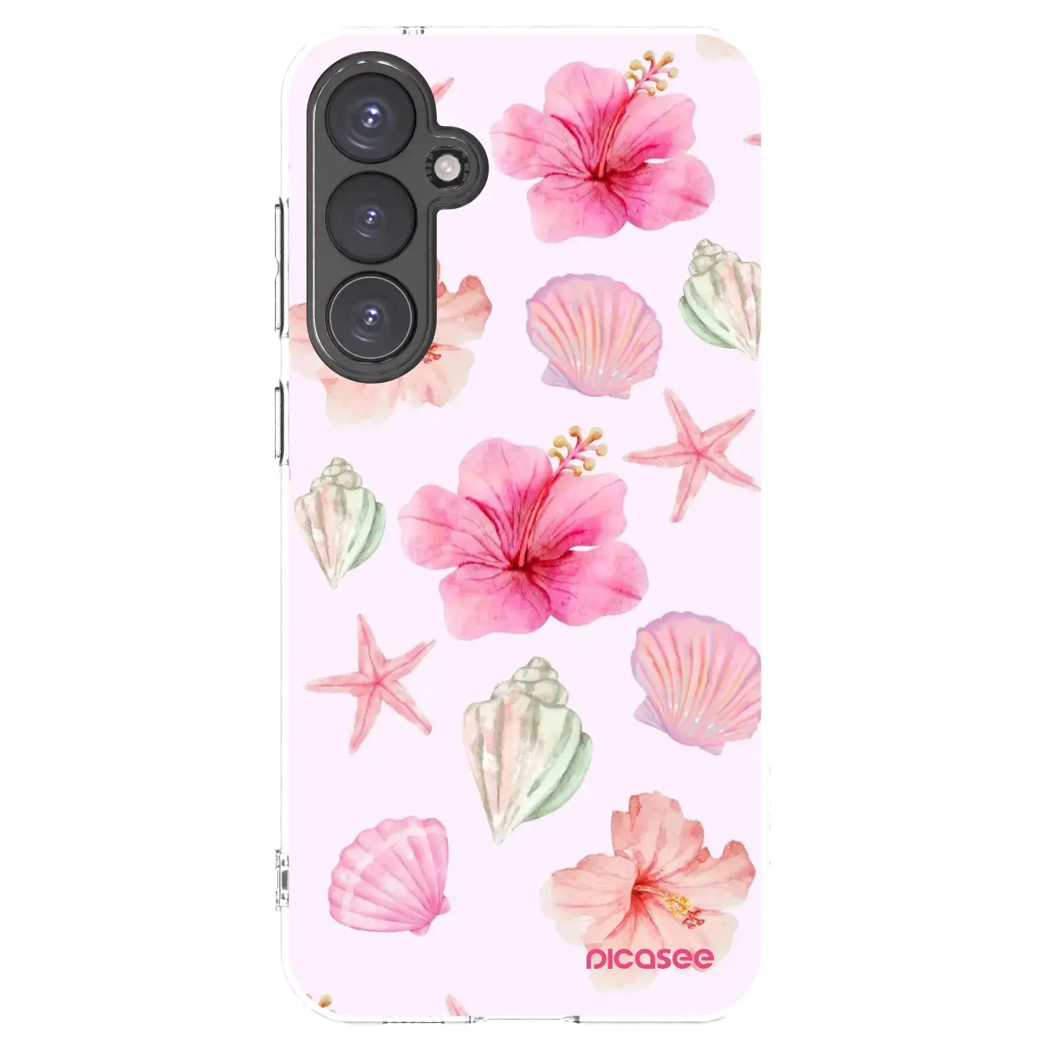 Silikonový průhledný obal pro Samsung Galaxy S23 FE S711B - Blush Lagoon