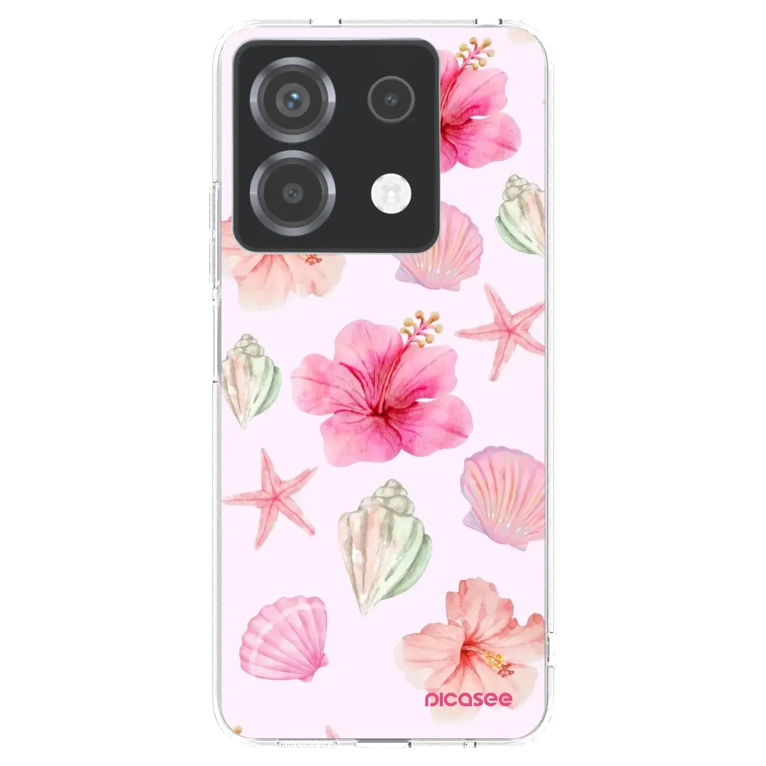 Silikonový průhledný obal pro Xiaomi Poco X6 - Blush Lagoon