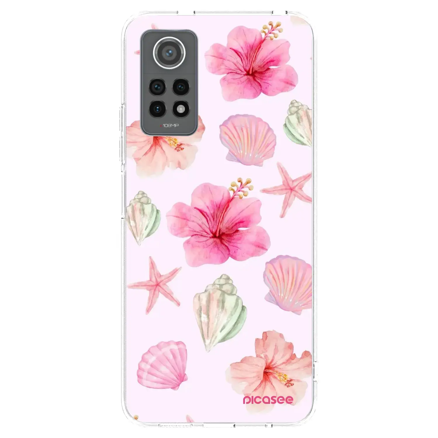 Silikonový průhledný obal pro Xiaomi Redmi Note 12 Pro 4G - Blush Lagoon