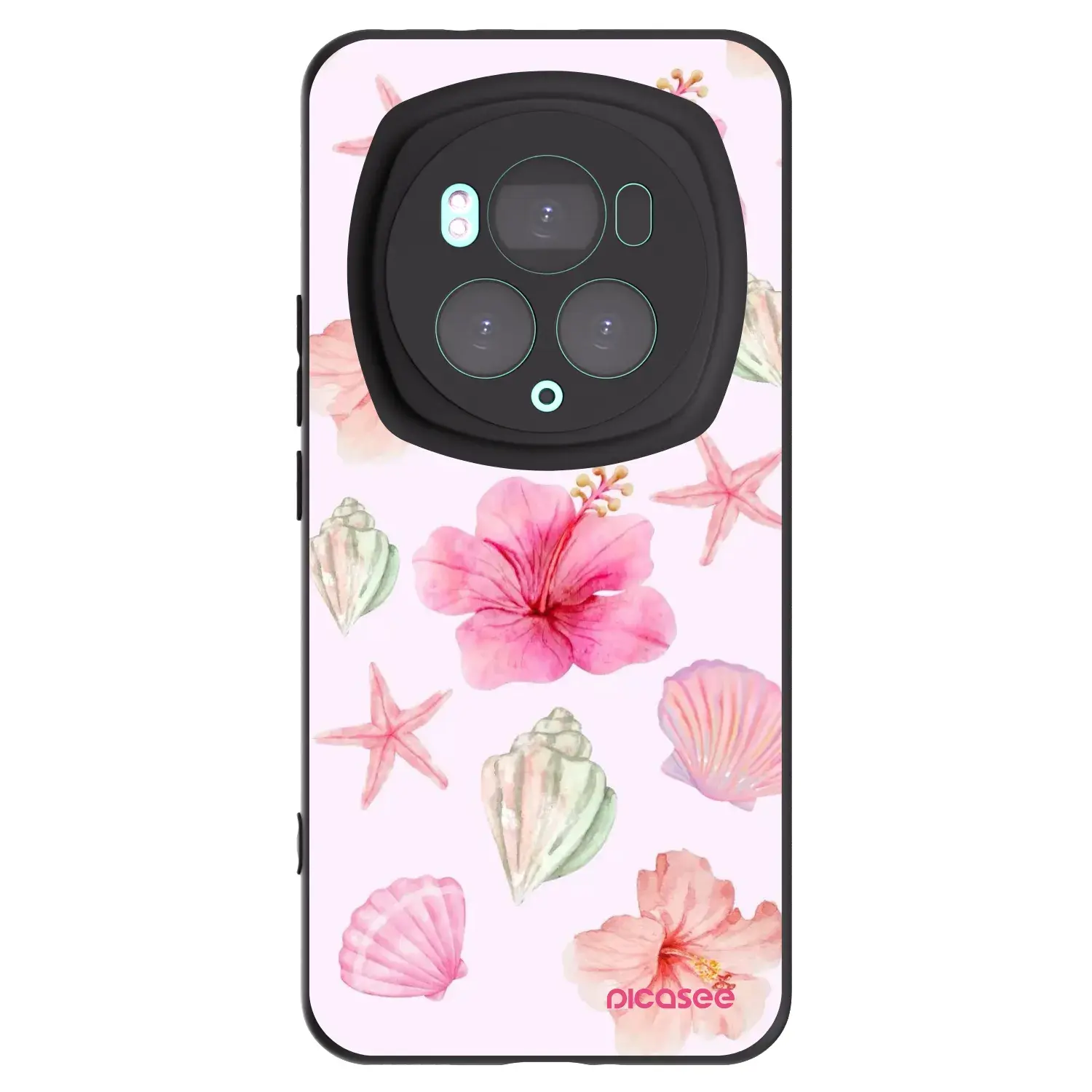 Silikonový černý obal pro Honor Magic6 Pro - Blush Lagoon