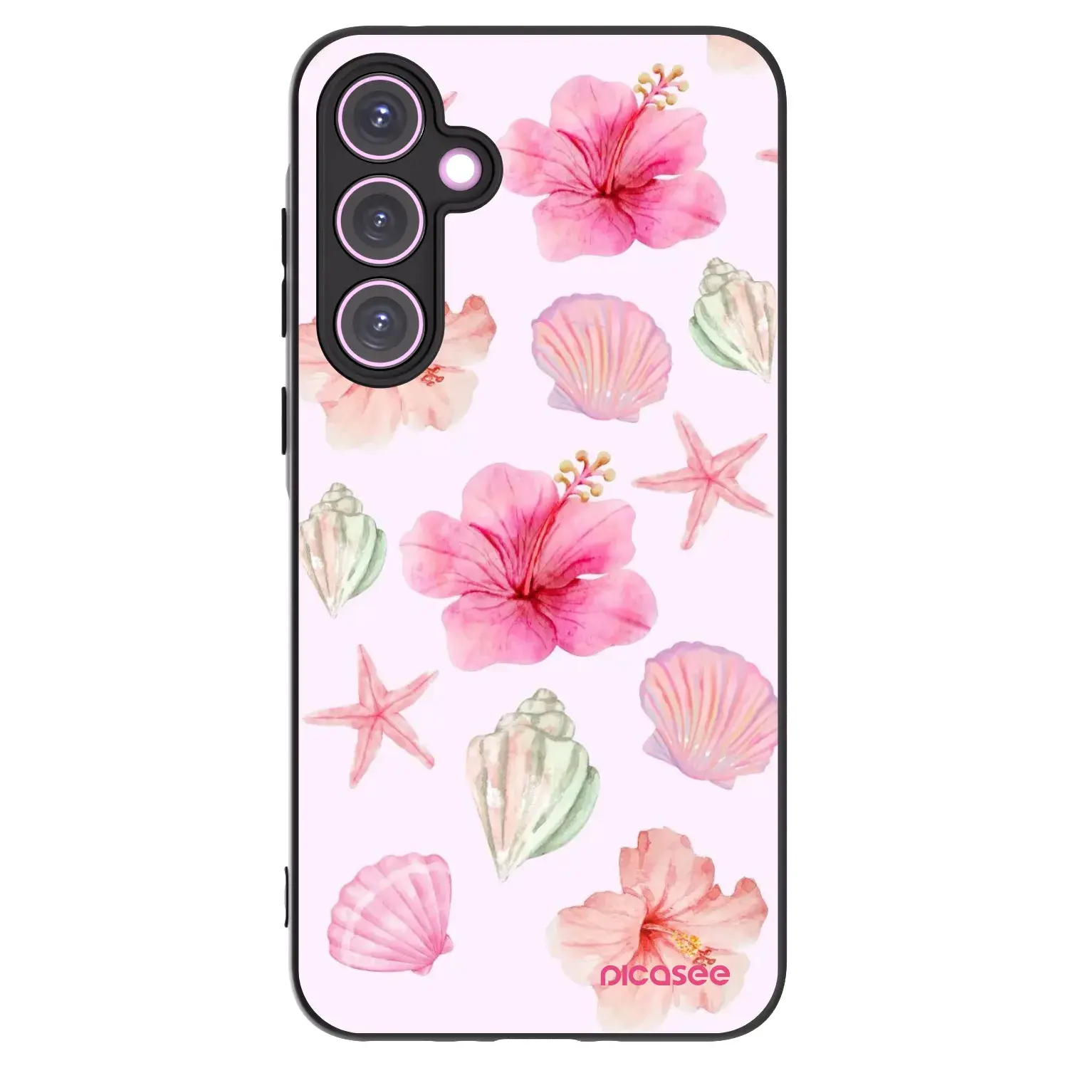 Silikonový černý obal pro Samsung Galaxy A35 5G A356B - Blush Lagoon