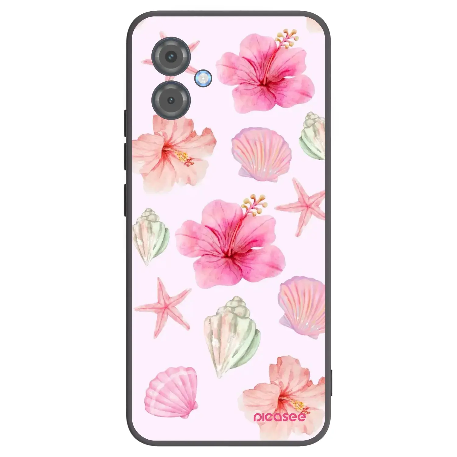 Silikonový černý obal pro Motorola Moto G14 - Blush Lagoon