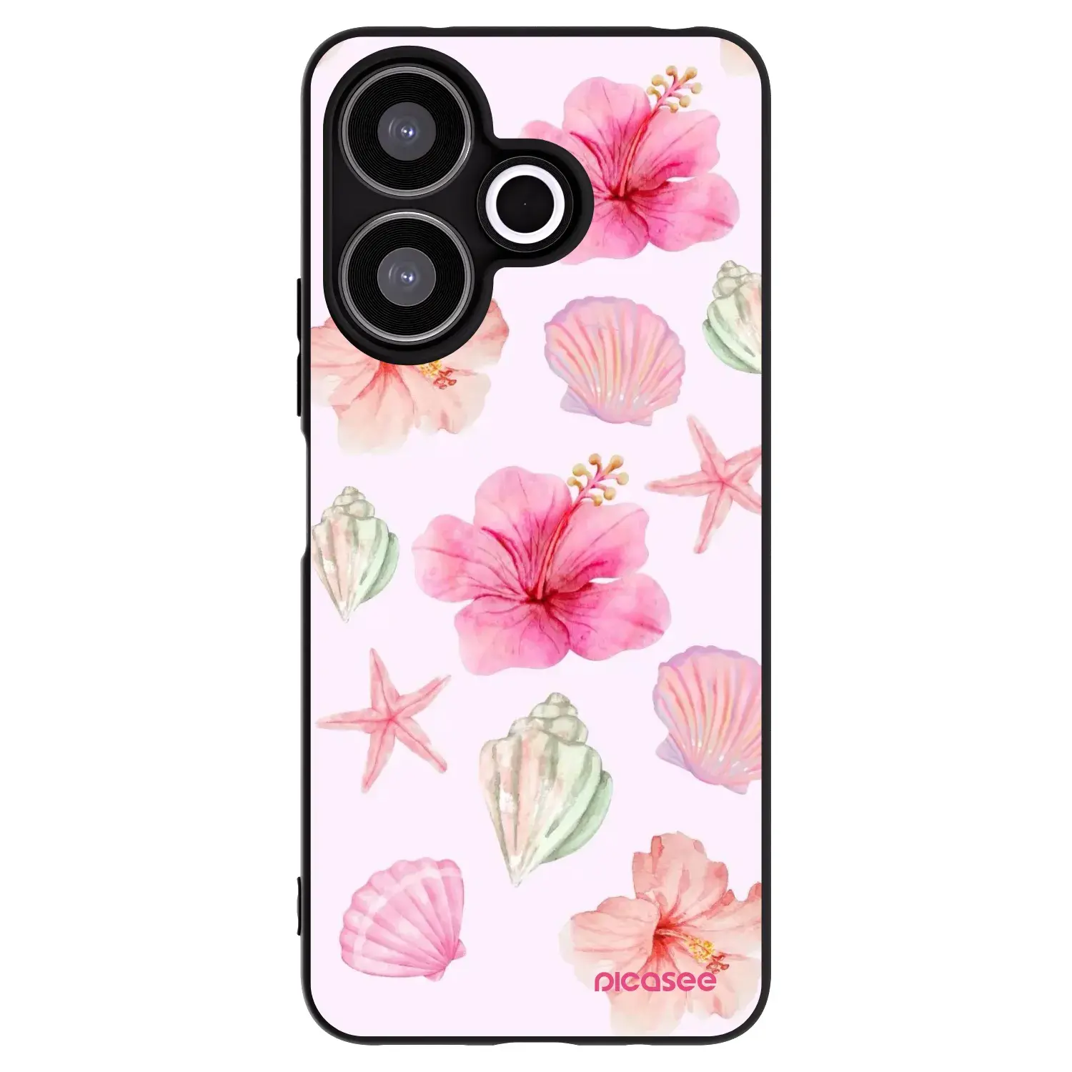 Silikonový černý obal pro Xiaomi Redmi 13 4G - Blush Lagoon
