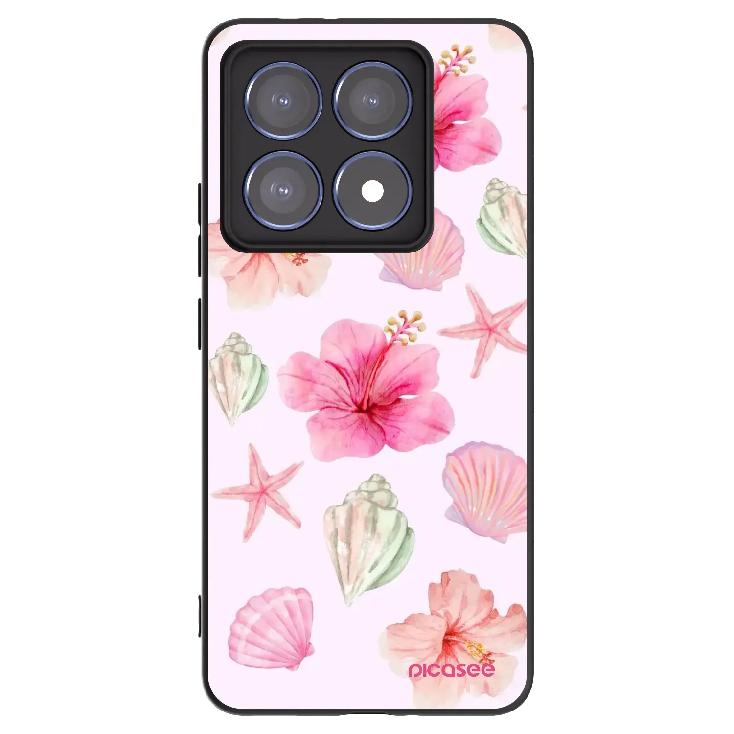 Silikonový černý obal pro Xiaomi 14T Pro - Blush Lagoon