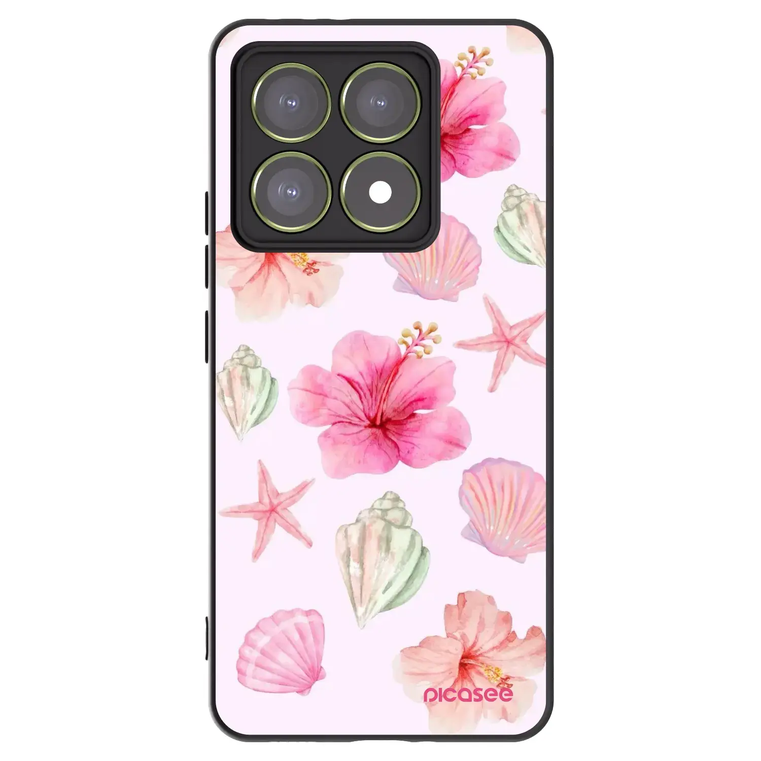 Silikonový černý obal pro Xiaomi 14T - Blush Lagoon