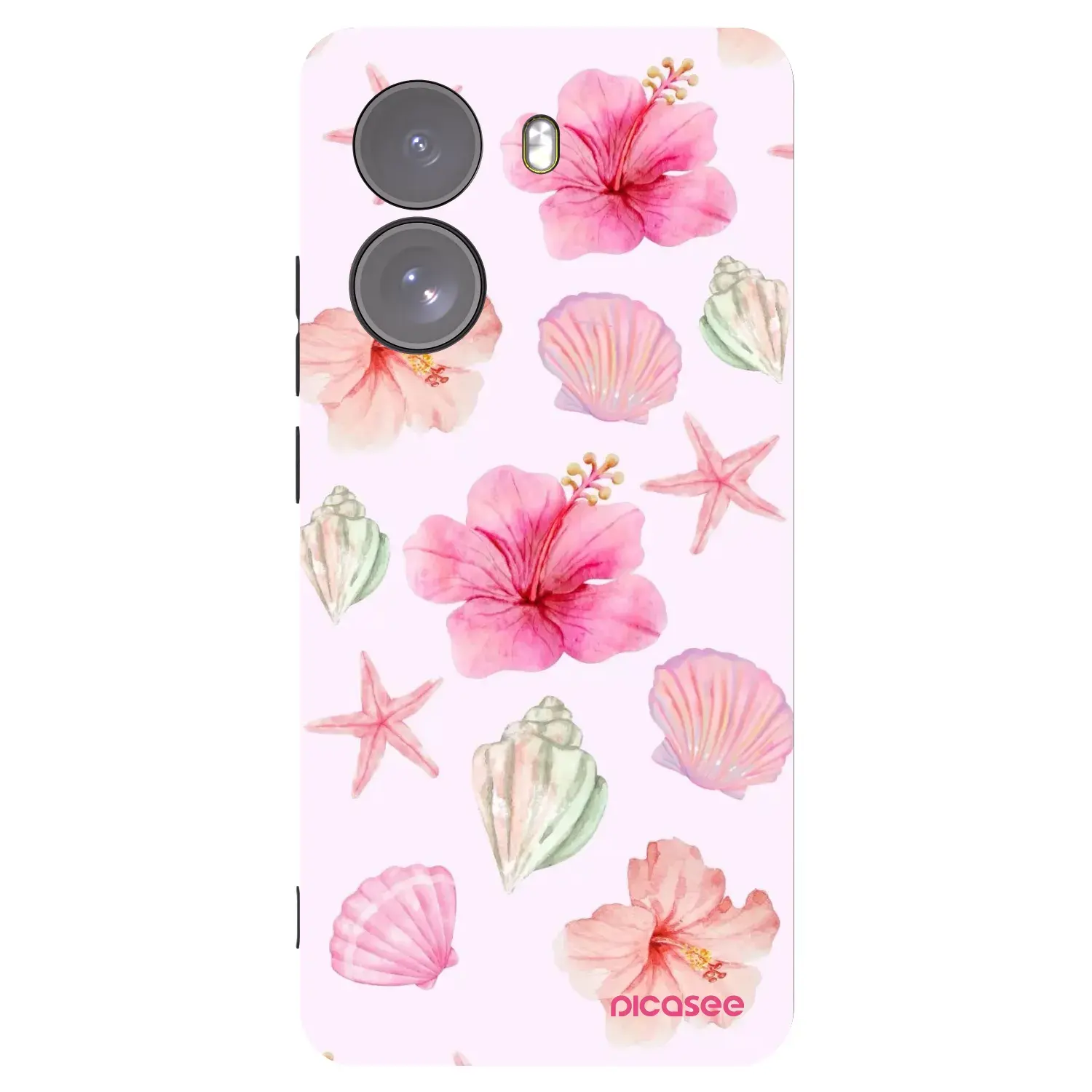 Silikonový černý obal pro Xiaomi Poco X7 - Blush Lagoon