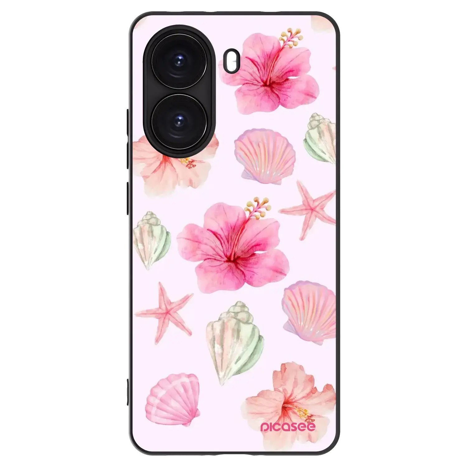 Silikonový černý obal pro Xiaomi Poco X7 Pro 5G - Blush Lagoon