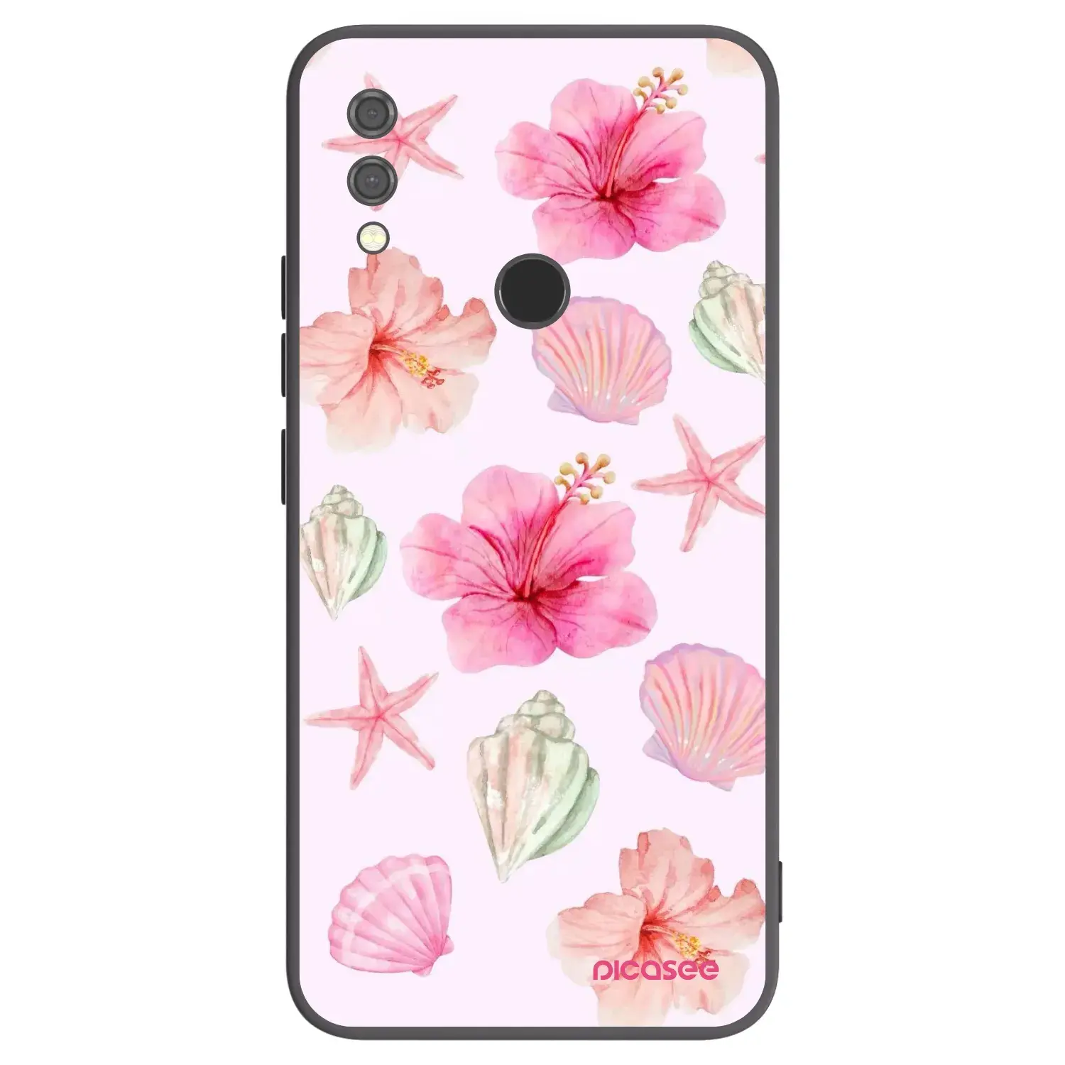 Silikonový černý obal pro Xiaomi Redmi Note 7 - Blush Lagoon