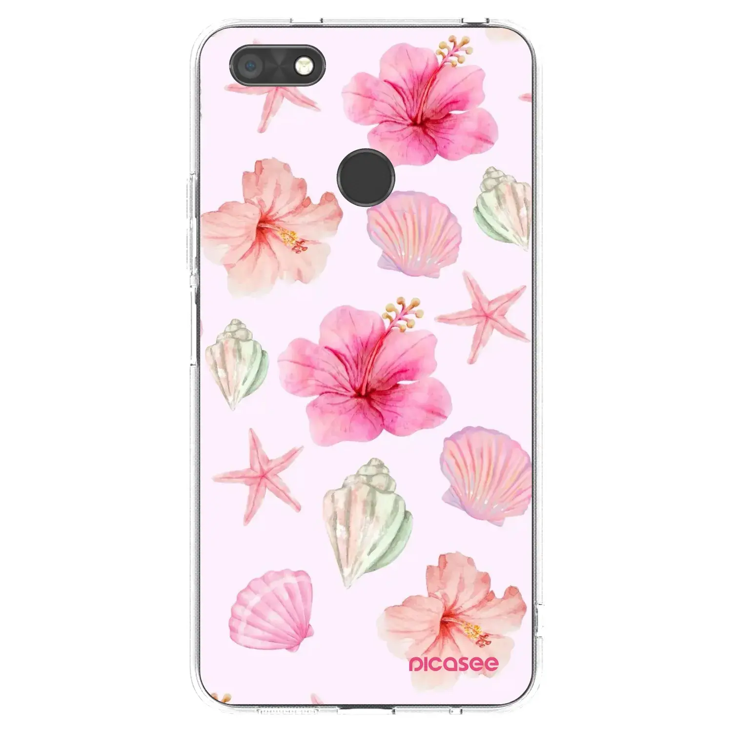 Silikonový průhledný obal pro Huawei P9 Lite Mini - Blush Lagoon