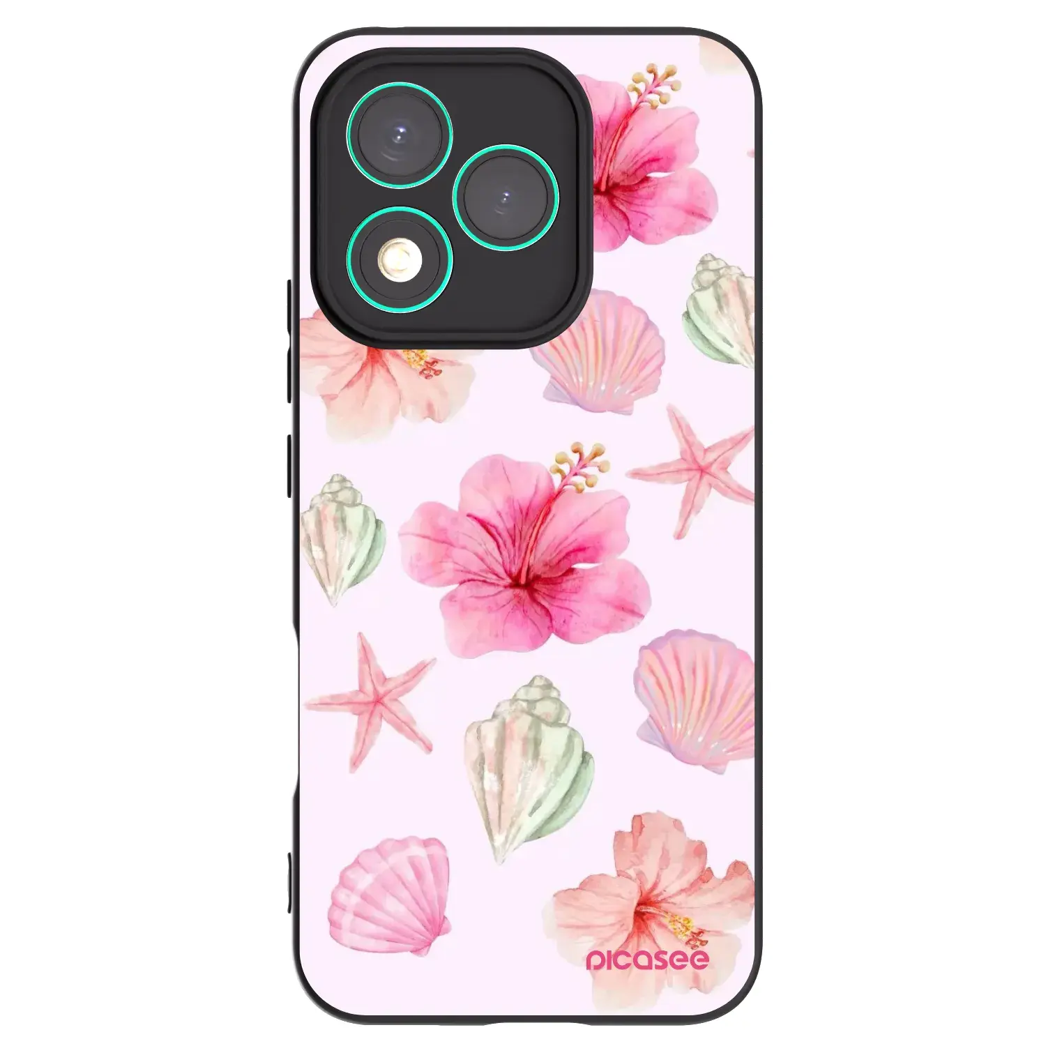 Silikonový černý obal pro Honor 400 Lite 5G - Blush Lagoon
