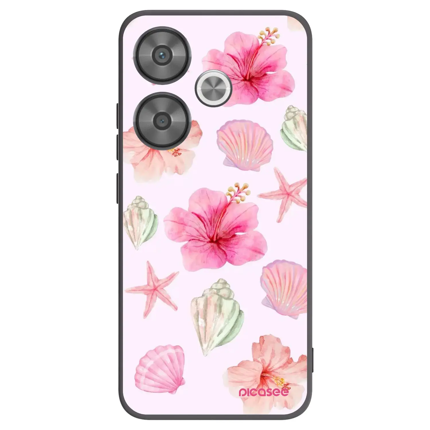 Silikonový černý obal pro Xiaomi Poco F6 - Blush Lagoon