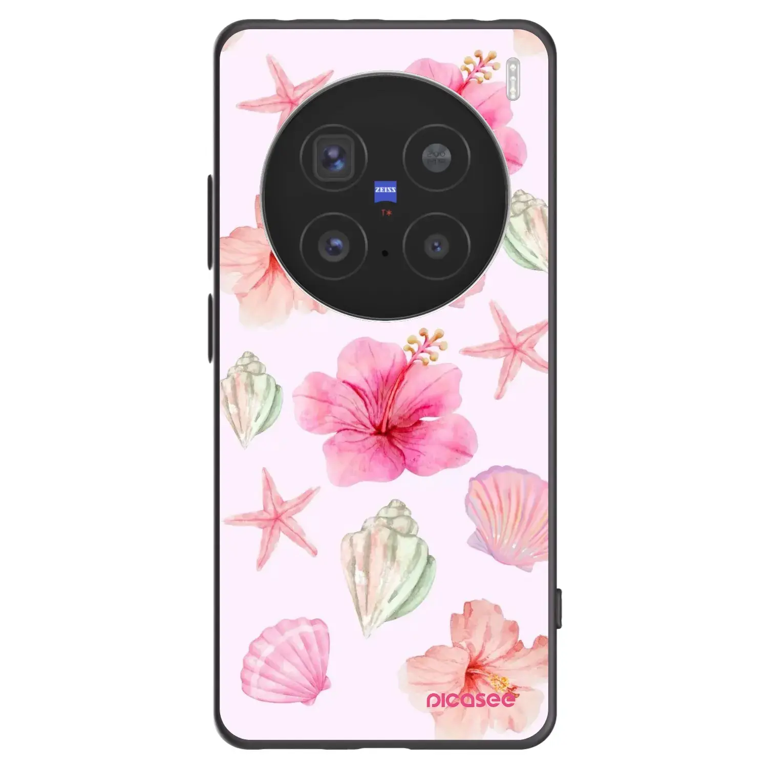 Silikonový černý obal pro Vivo X200 Pro - Blush Lagoon