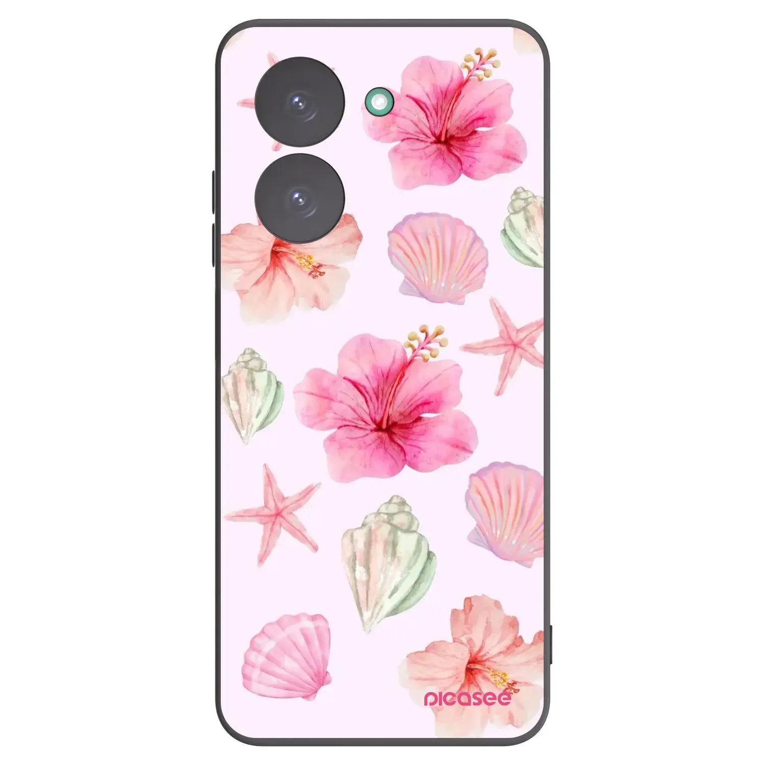 Silikonový černý obal pro Xiaomi Redmi A5 - Blush Lagoon