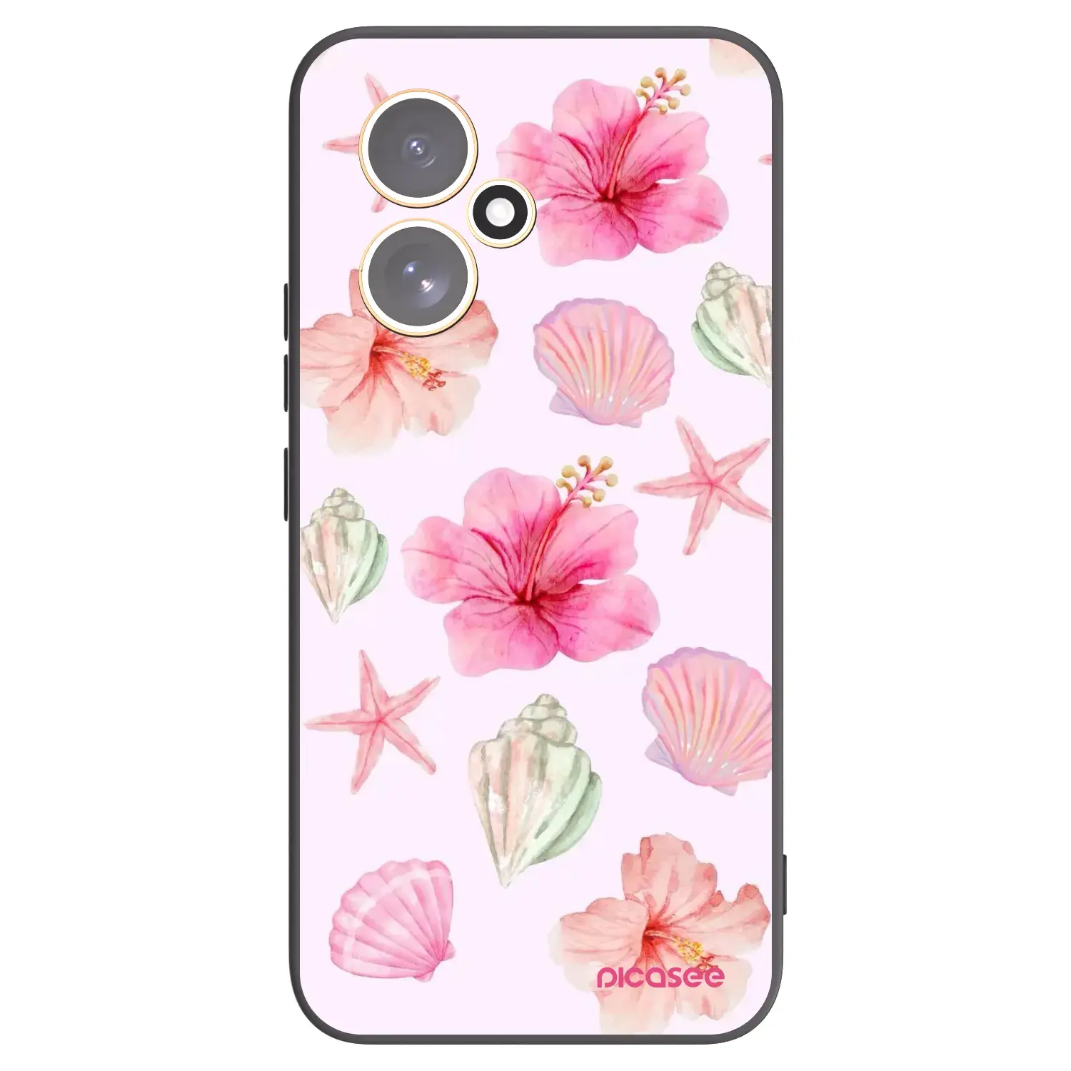 Silikonový černý obal pro Honor 400 5G - Blush Lagoon