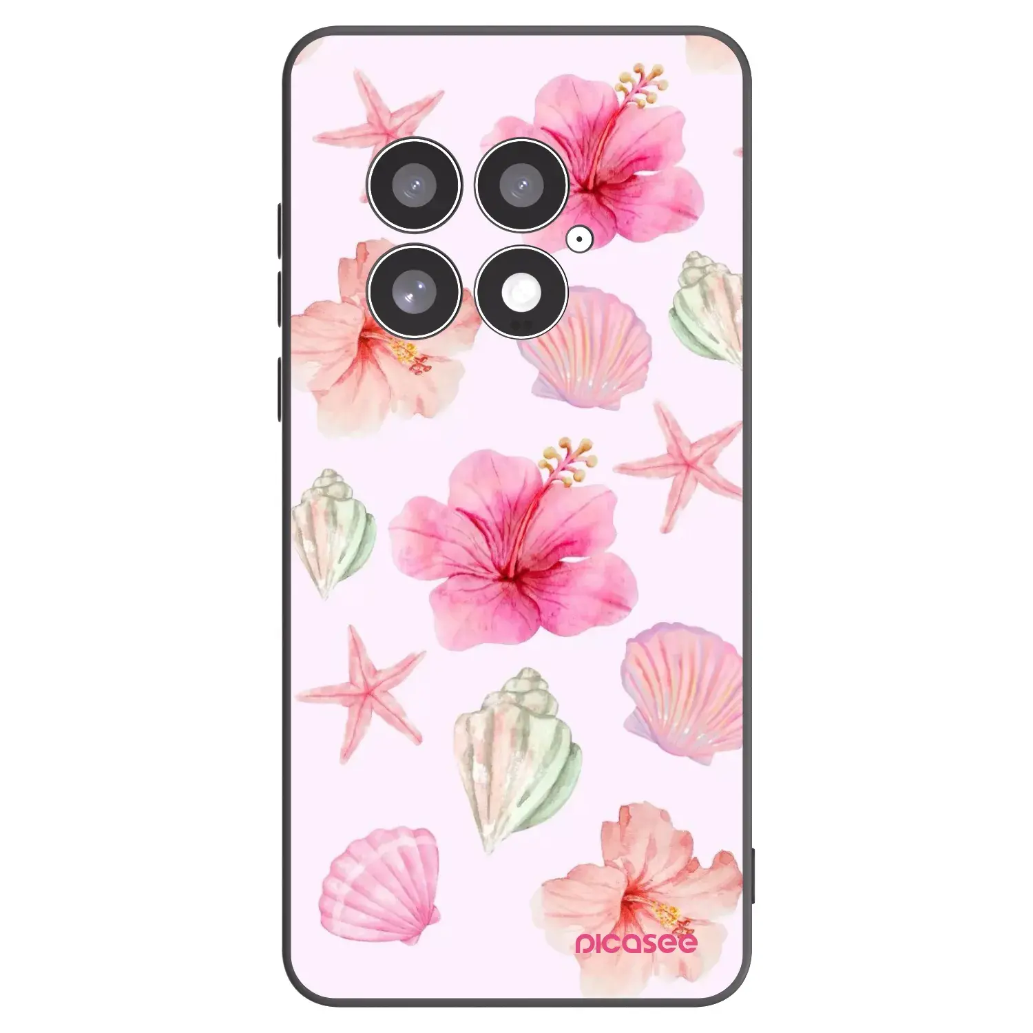 Silikonový černý obal pro OnePlus 13 5G - Blush Lagoon