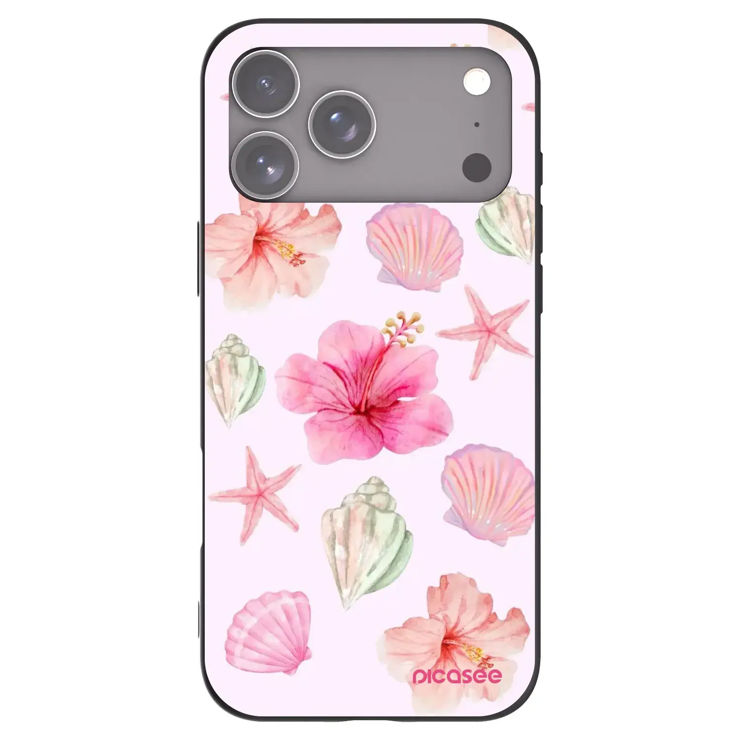 Silikonový černý obal pro Apple iPhone 17 Pro Max - Blush Lagoon