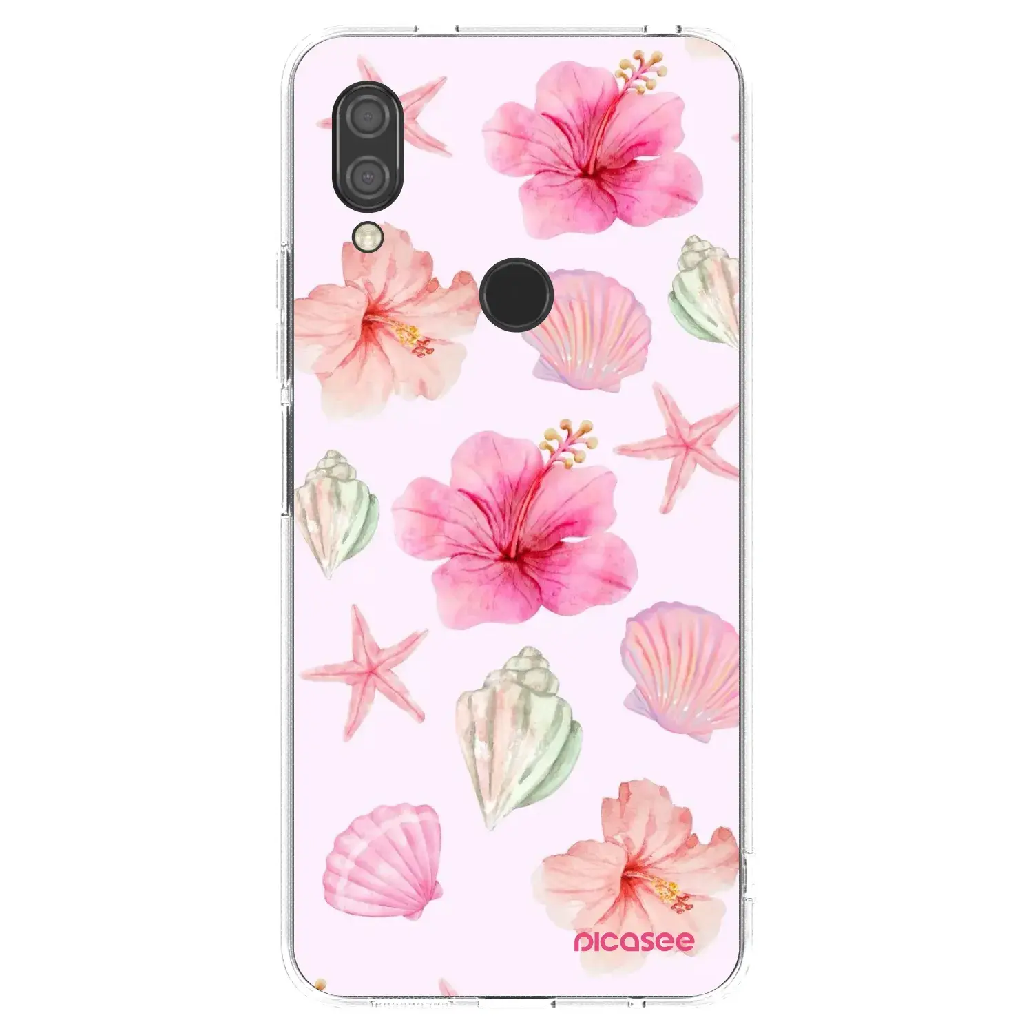 Silikonový průhledný obal pro Xiaomi Redmi 7 - Blush Lagoon