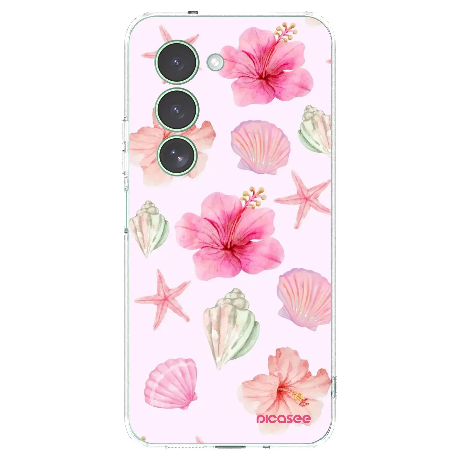 Silikonový průhledný obal pro Xiaomi Redmi 15 5G - Blush Lagoon