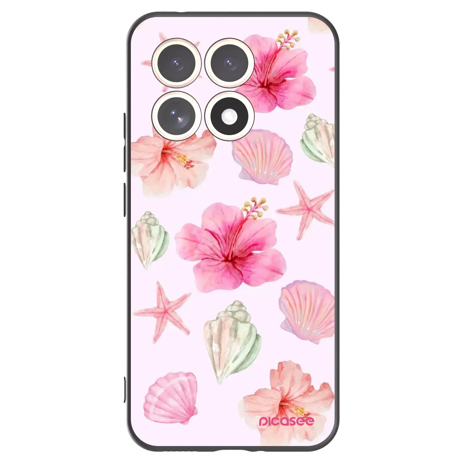Silikonový černý obal pro Xiaomi 15T - Blush Lagoon