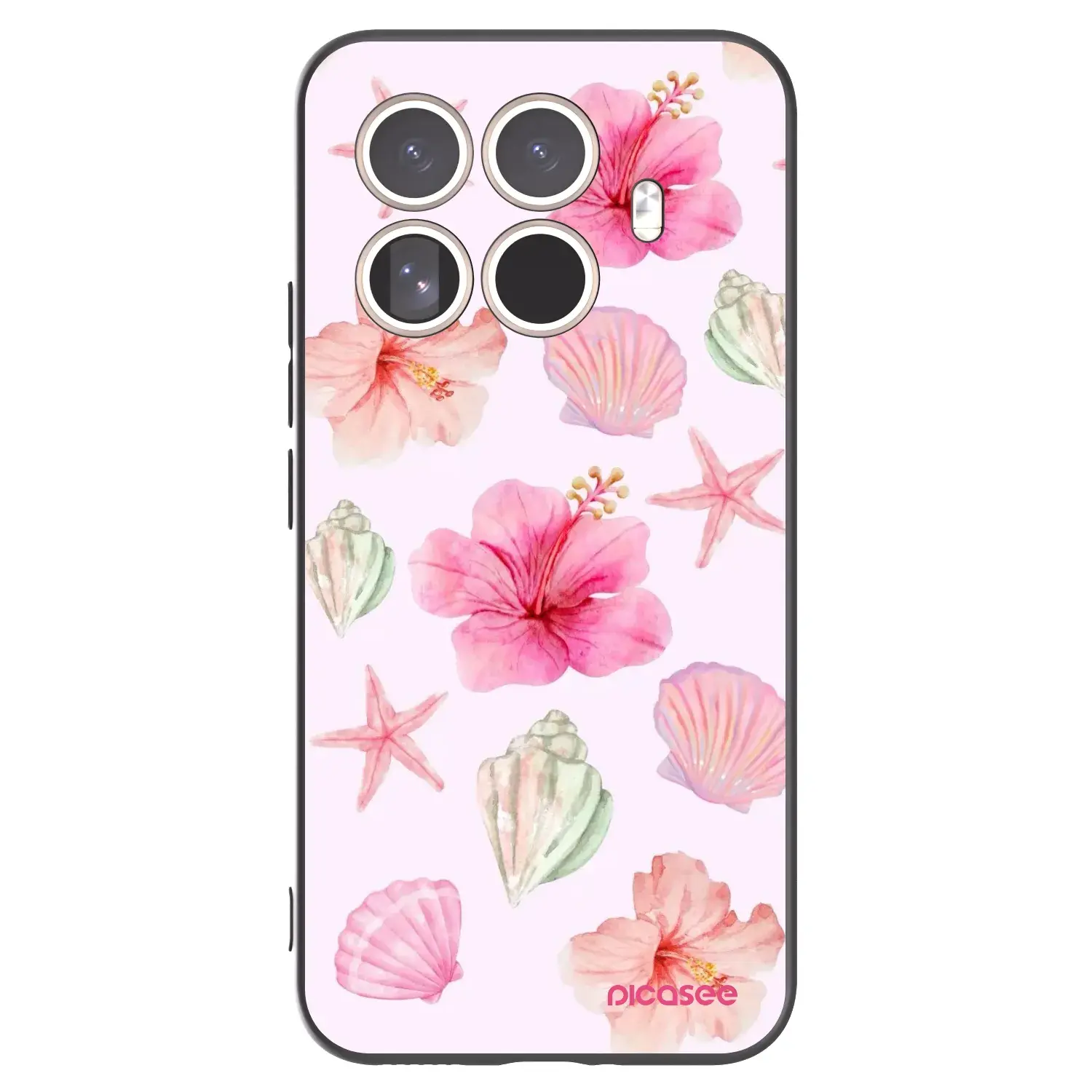Silikonový černý obal pro Xiaomi 15T Pro - Blush Lagoon