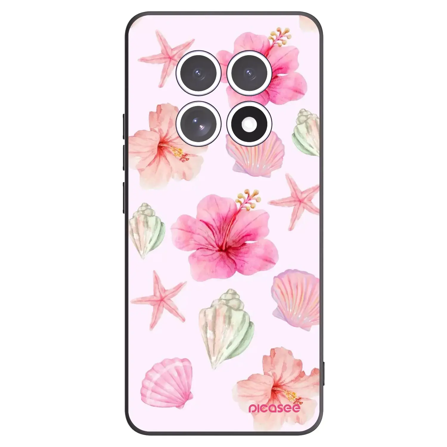 Silikonový černý obal pro Xiaomi Redmi Note 15 4G - Blush Lagoon