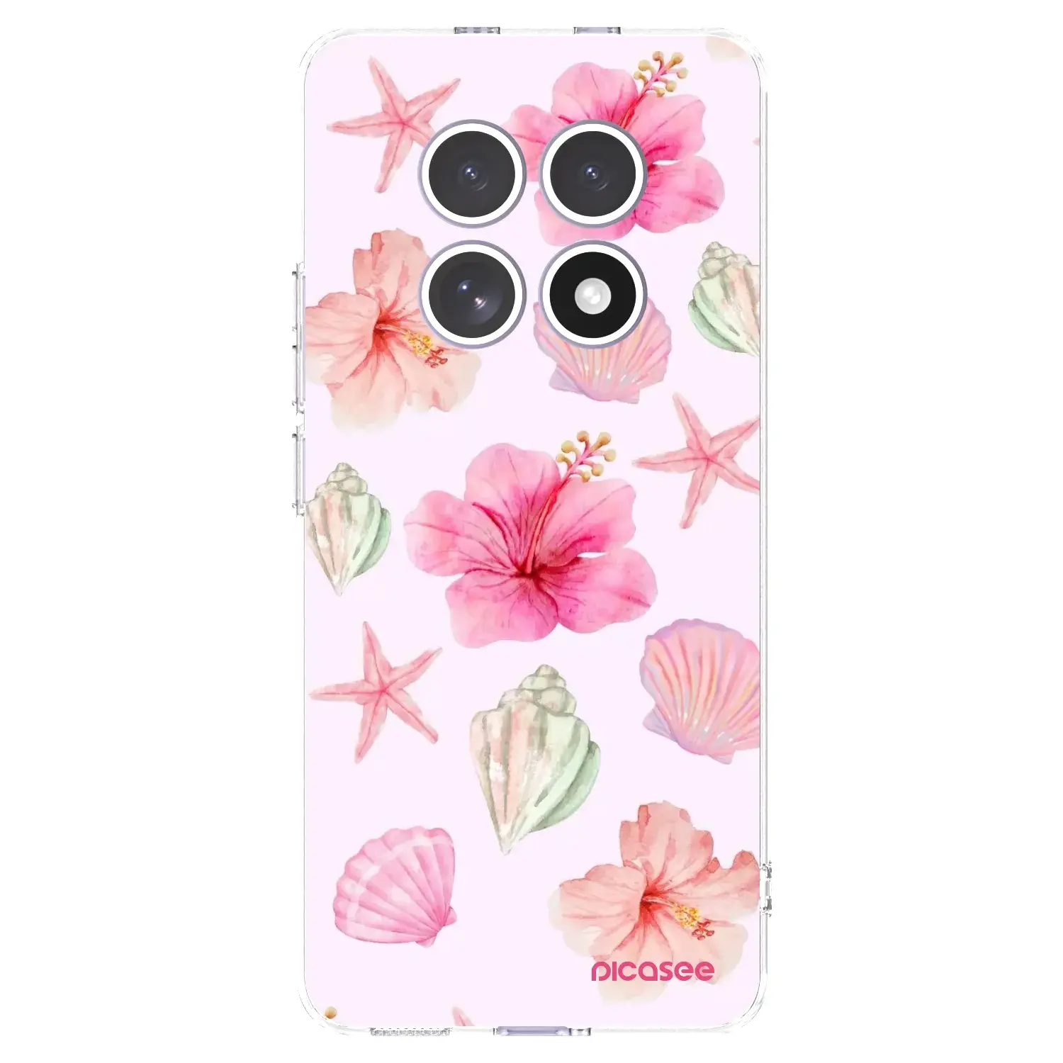 Silikonový průhledný obal pro Xiaomi Redmi Note 15 4G - Blush Lagoon
