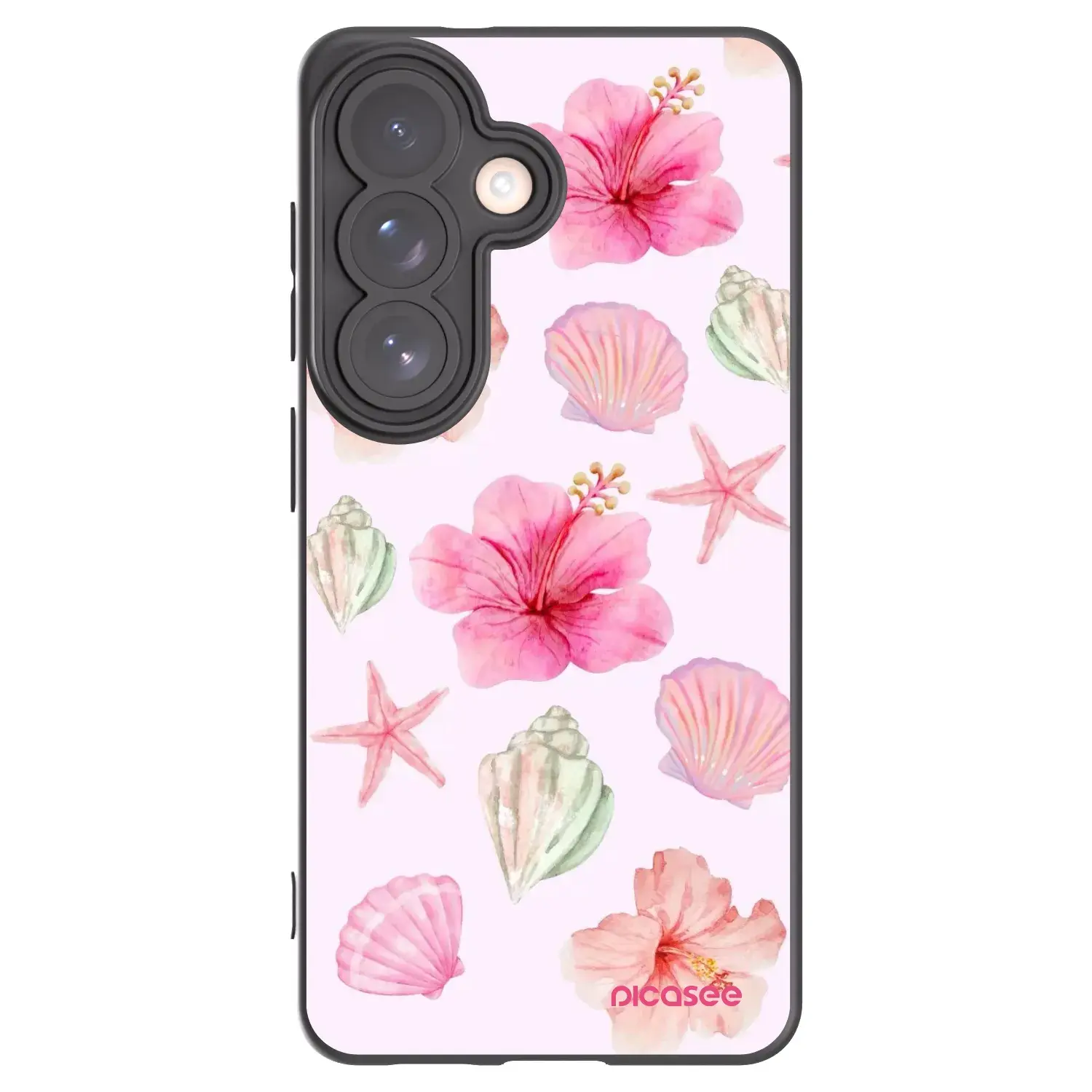 Silikonový černý obal pro Samsung Galaxy S26 - Blush Lagoon