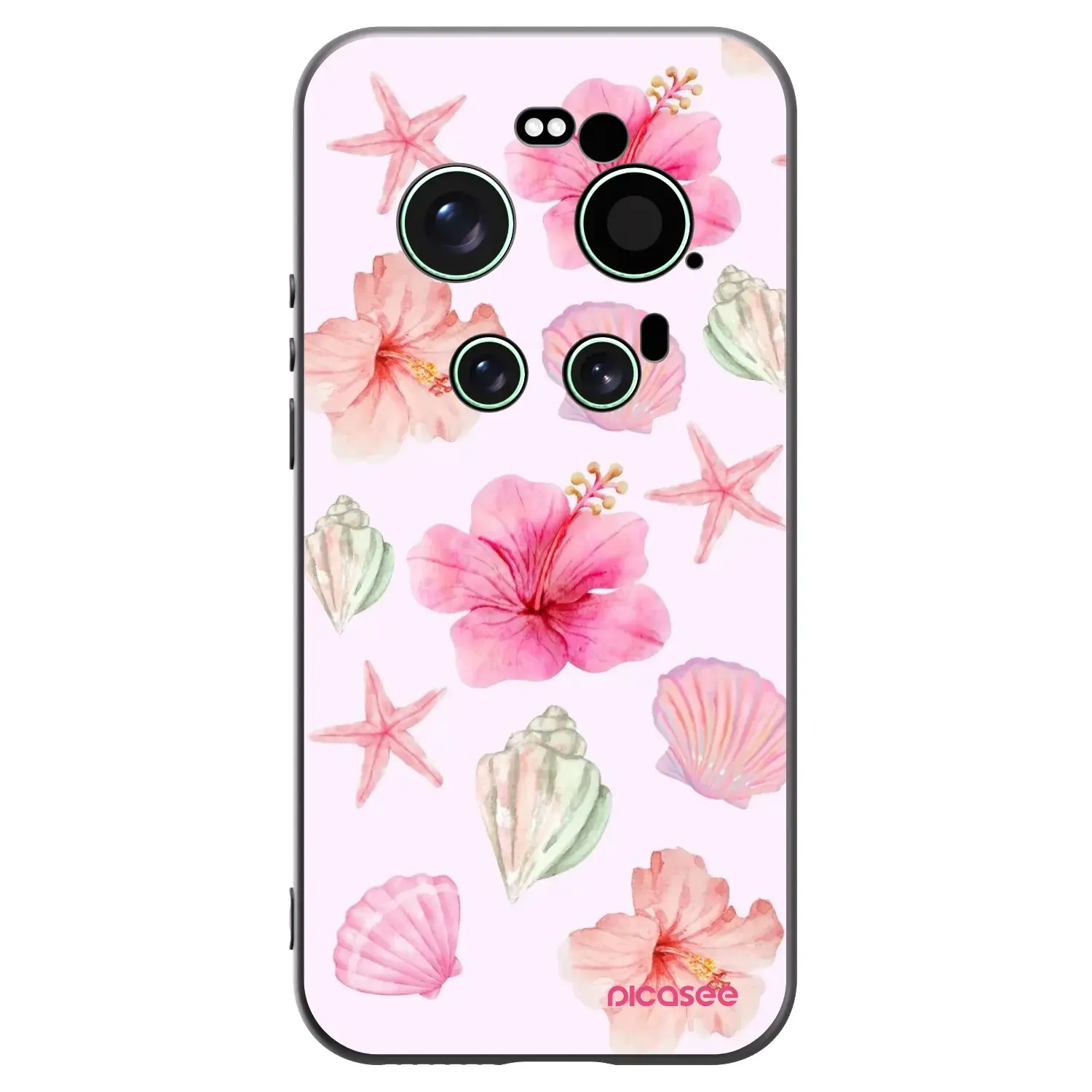 Silikonový černý obal pro Xiaomi 17 Ultra - Blush Lagoon