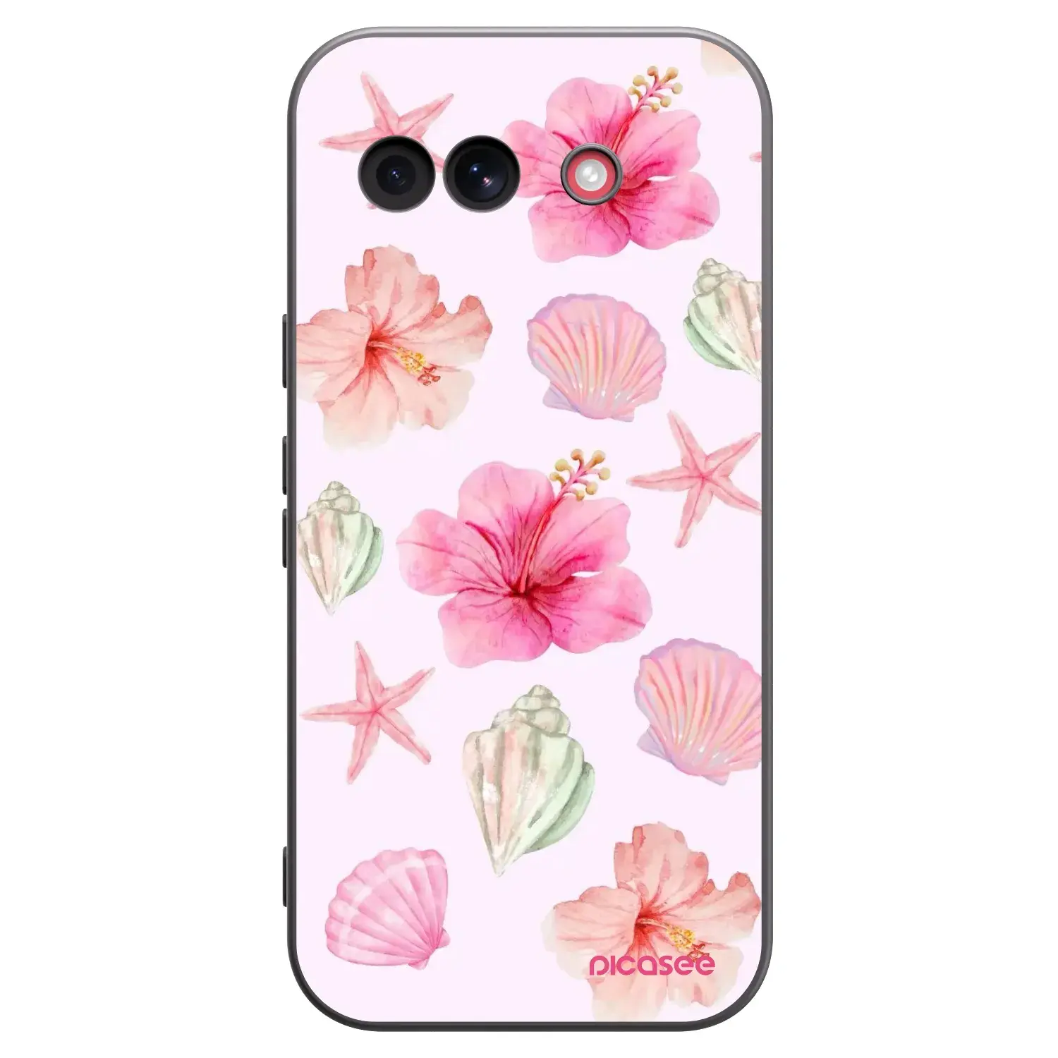 Silikonový černý obal pro Google Pixel 10a - Blush Lagoon