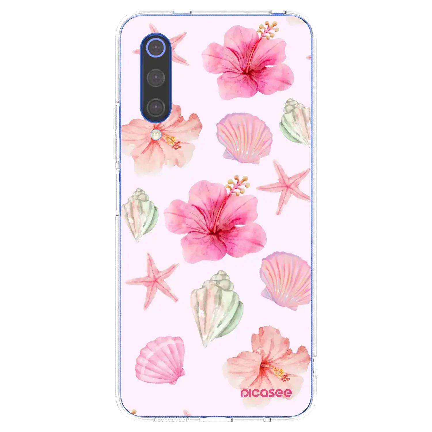 Silikonový průhledný obal pro Xiaomi Mi 9 SE - Blush Lagoon