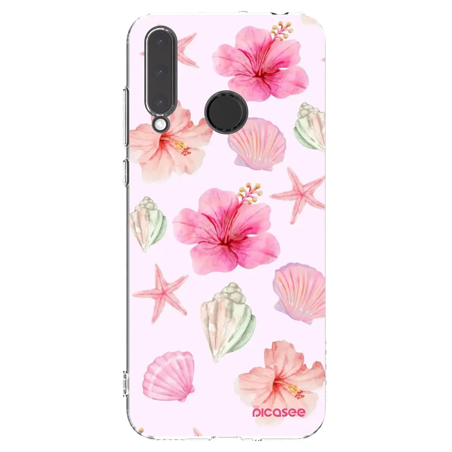 Silikonový průhledný obal pro Honor 20 Lite - Blush Lagoon