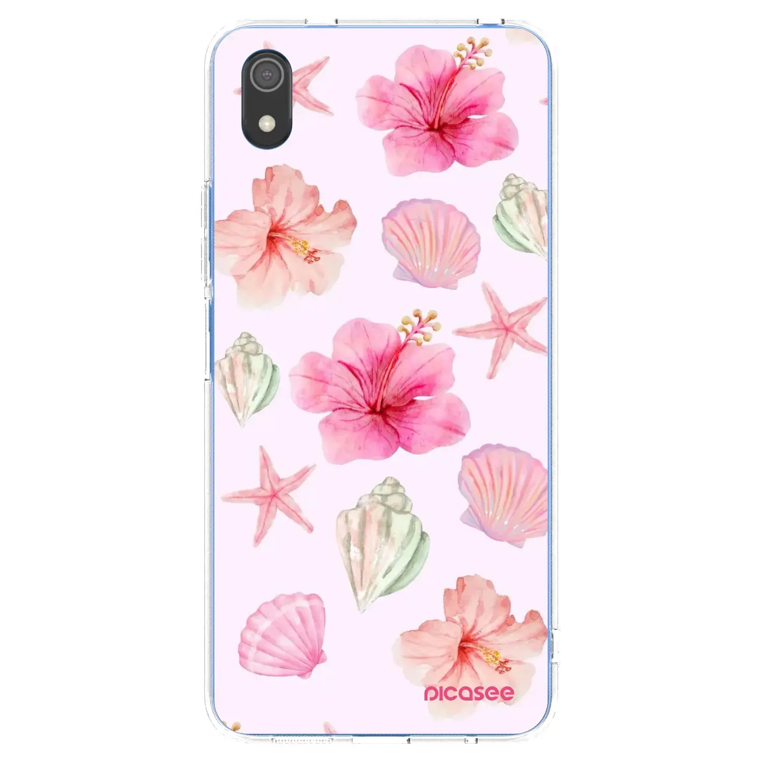 Silikonový průhledný obal pro Xiaomi Redmi 7A - Blush Lagoon