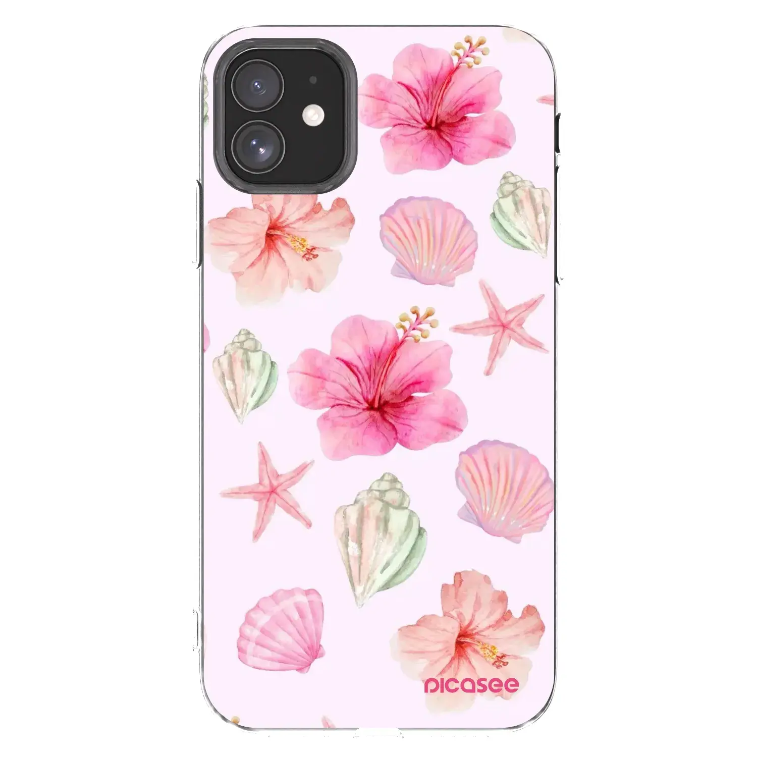 Silikonový průhledný obal pro Apple iPhone 11 - Blush Lagoon