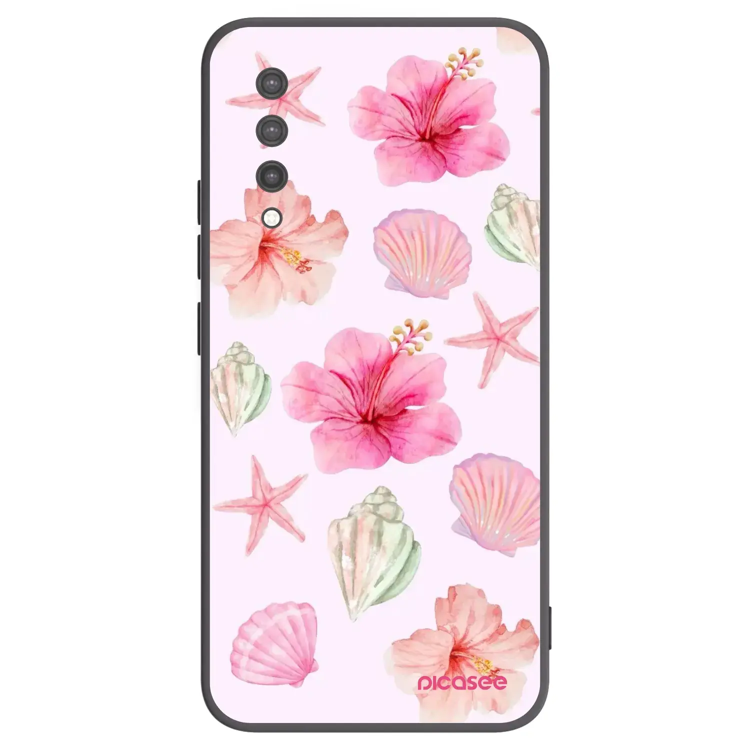 Silikonový černý obal pro Xiaomi Mi 9 Lite - Blush Lagoon
