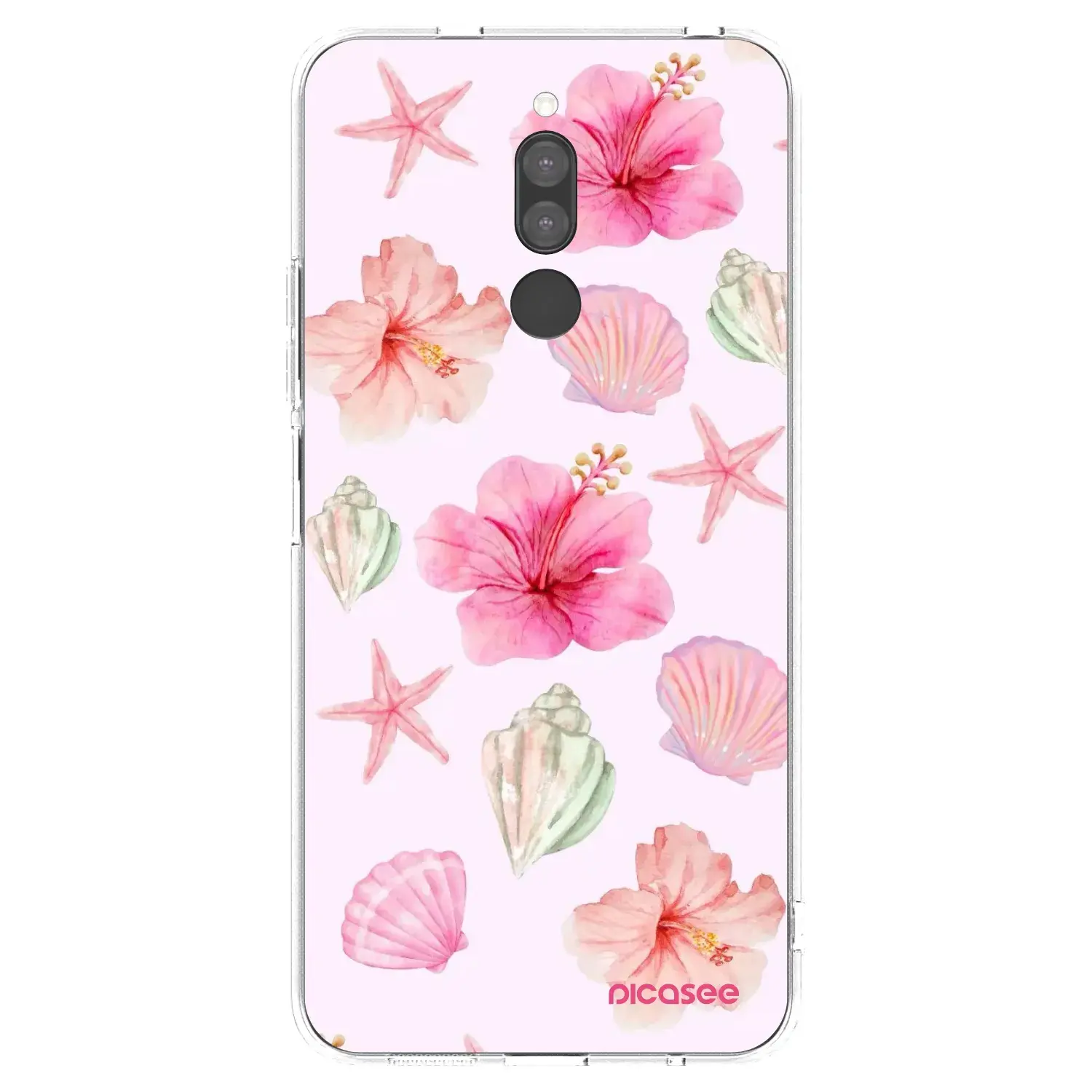 Silikonový průhledný obal pro Xiaomi Redmi 8 - Blush Lagoon