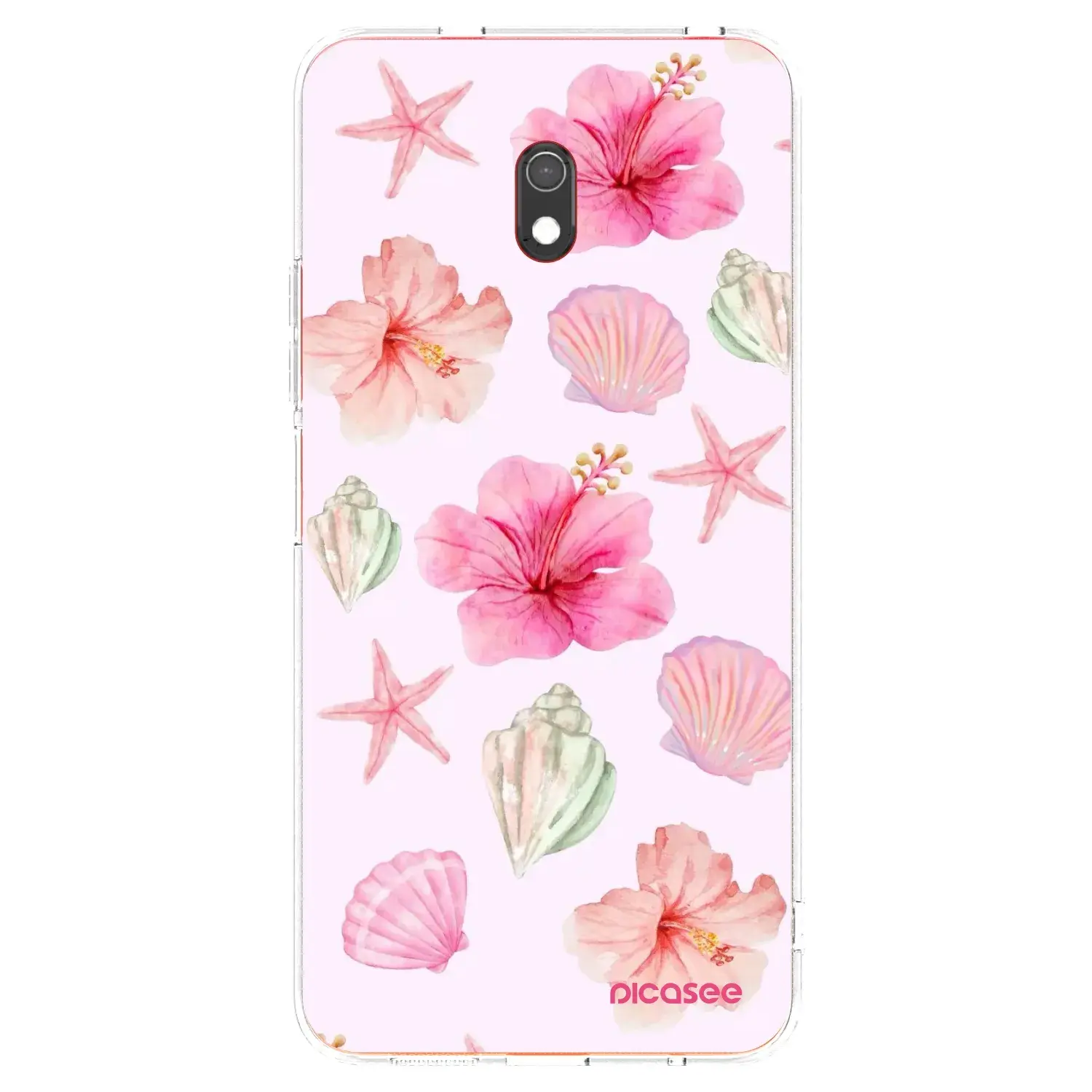 Silikonový průhledný obal pro Xiaomi Redmi 8A - Blush Lagoon