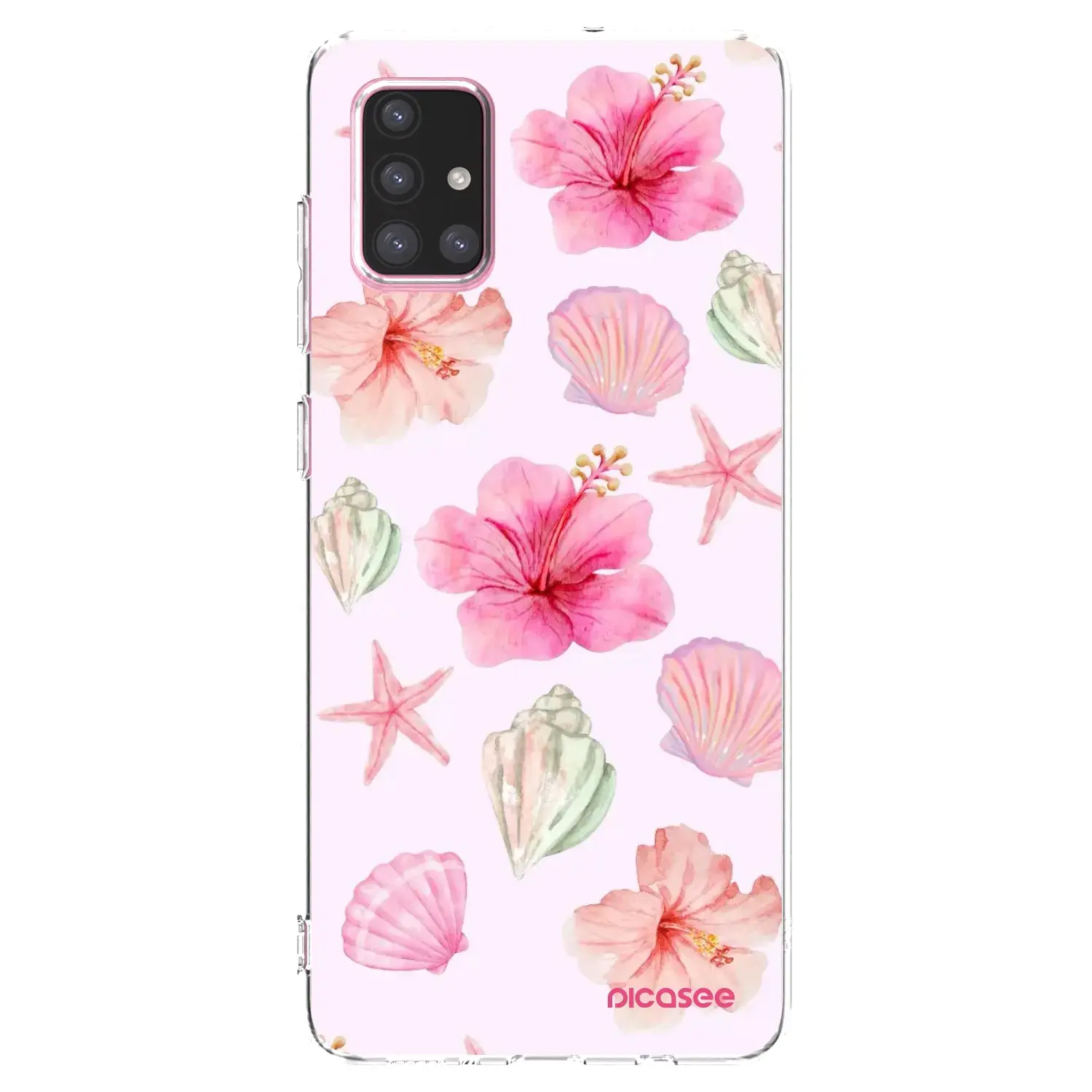 Silikonový průhledný obal pro Samsung Galaxy A71 A715F - Blush Lagoon