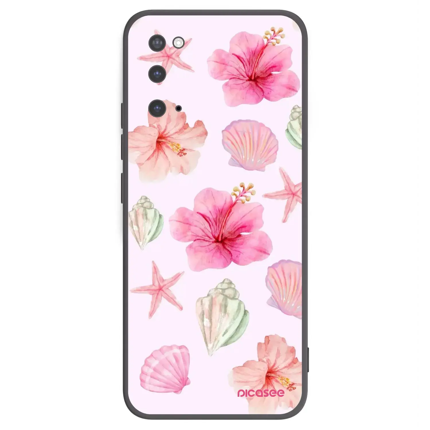 Silikonový černý obal pro Samsung Galaxy S20 G980F - Blush Lagoon