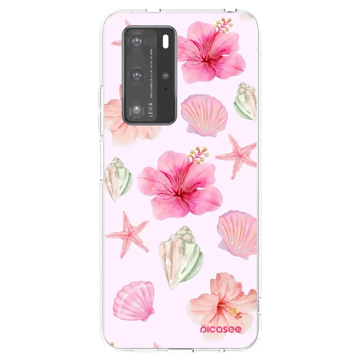 Silikonový průhledný obal pro Huawei P40 Pro - Blush Lagoon
