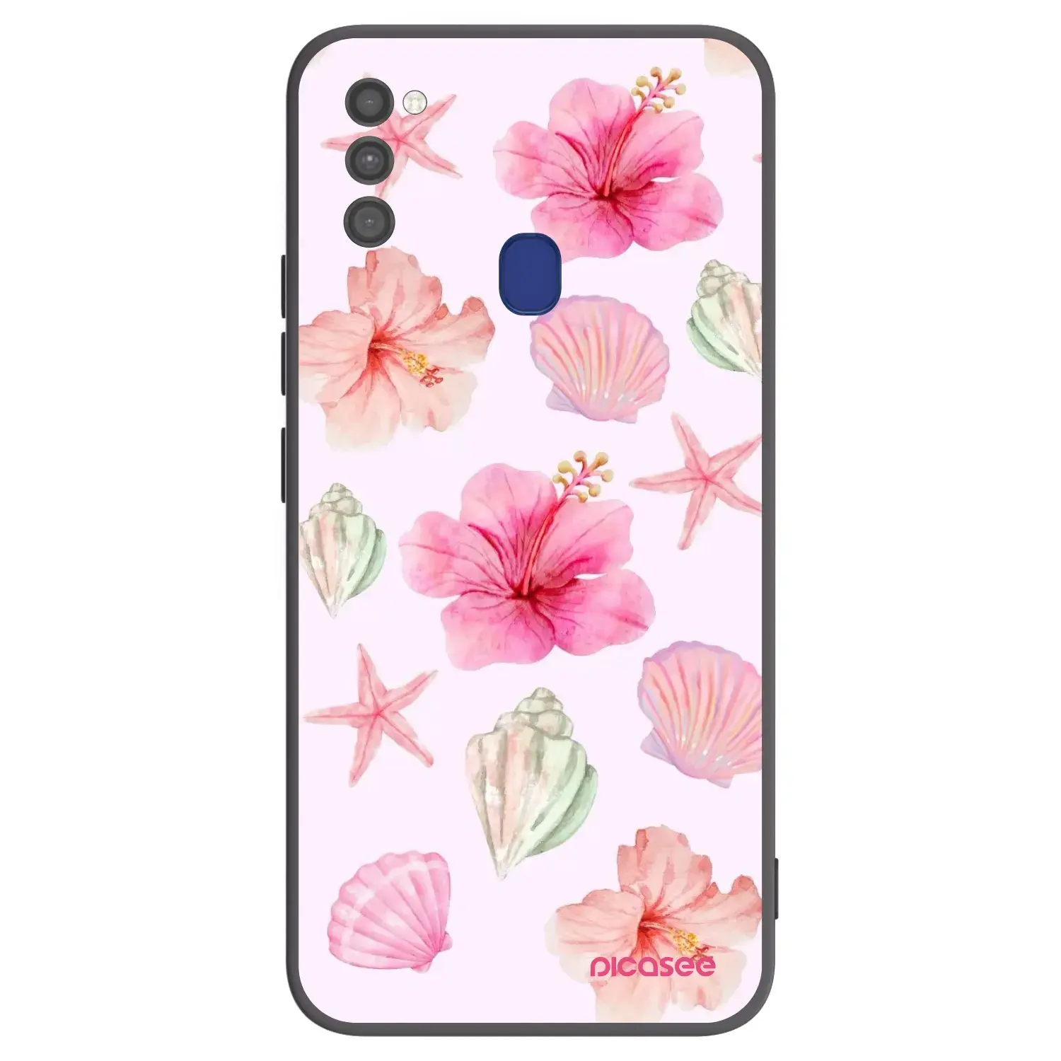 Silikonový černý obal pro Samsung Galaxy M21 M215F - Blush Lagoon