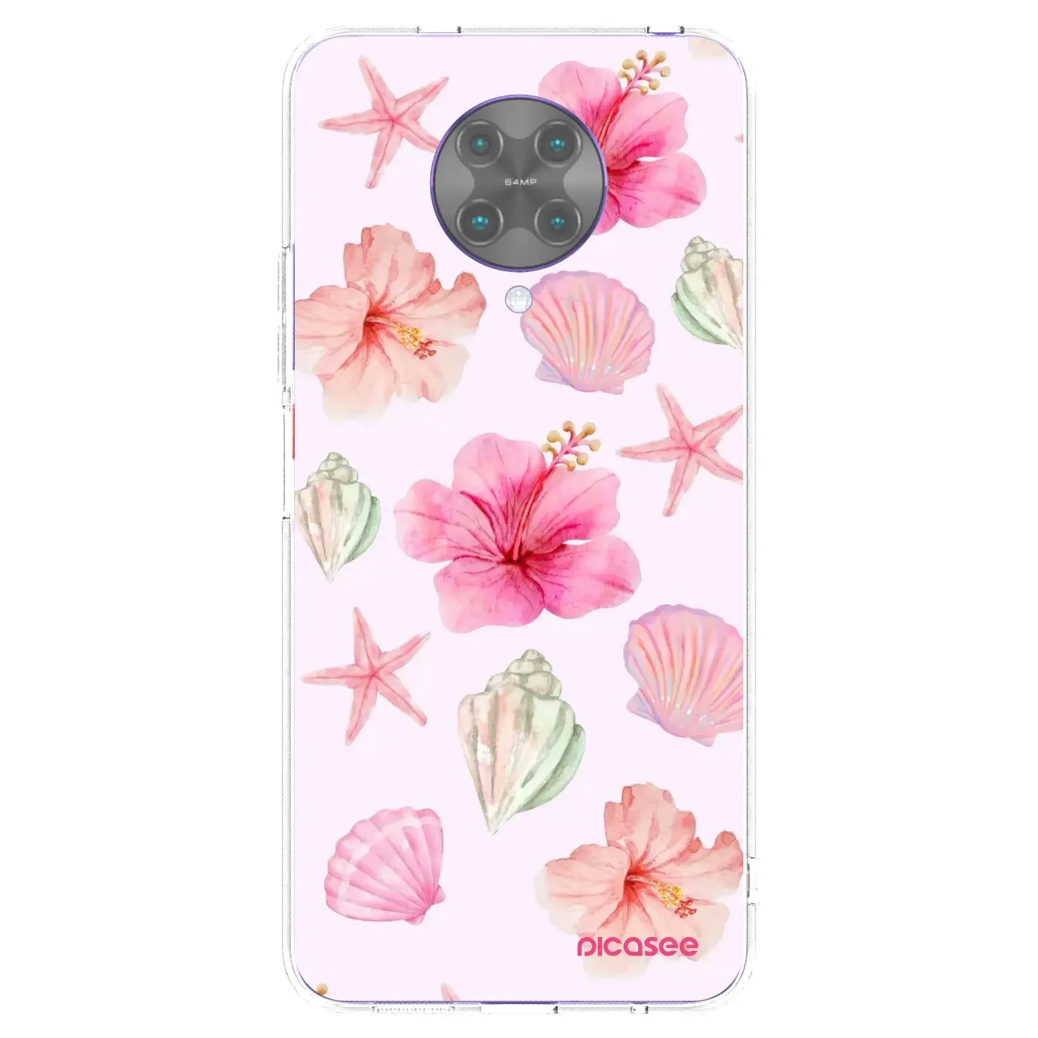 Silikonový průhledný obal pro Xiaomi Poco F2 Pro - Blush Lagoon