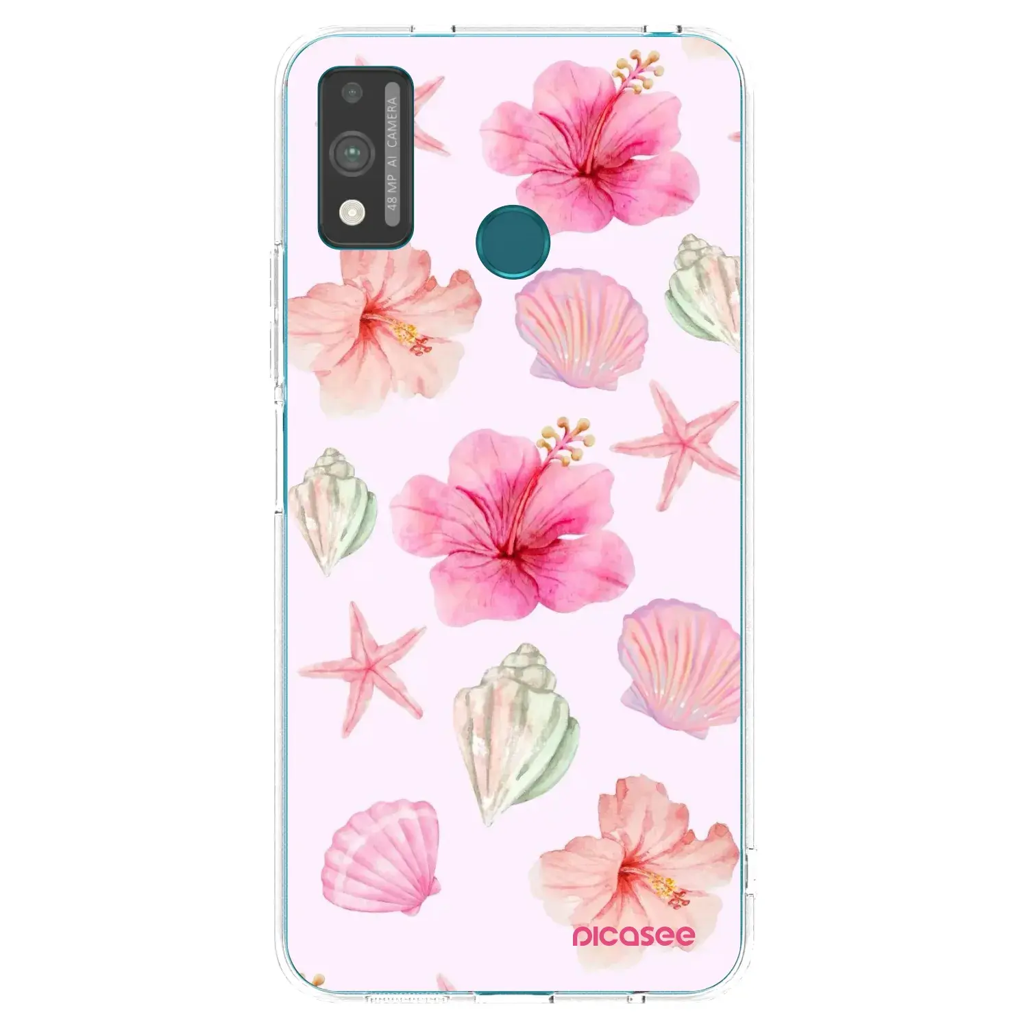 Silikonový průhledný obal pro Honor 9X Lite - Blush Lagoon